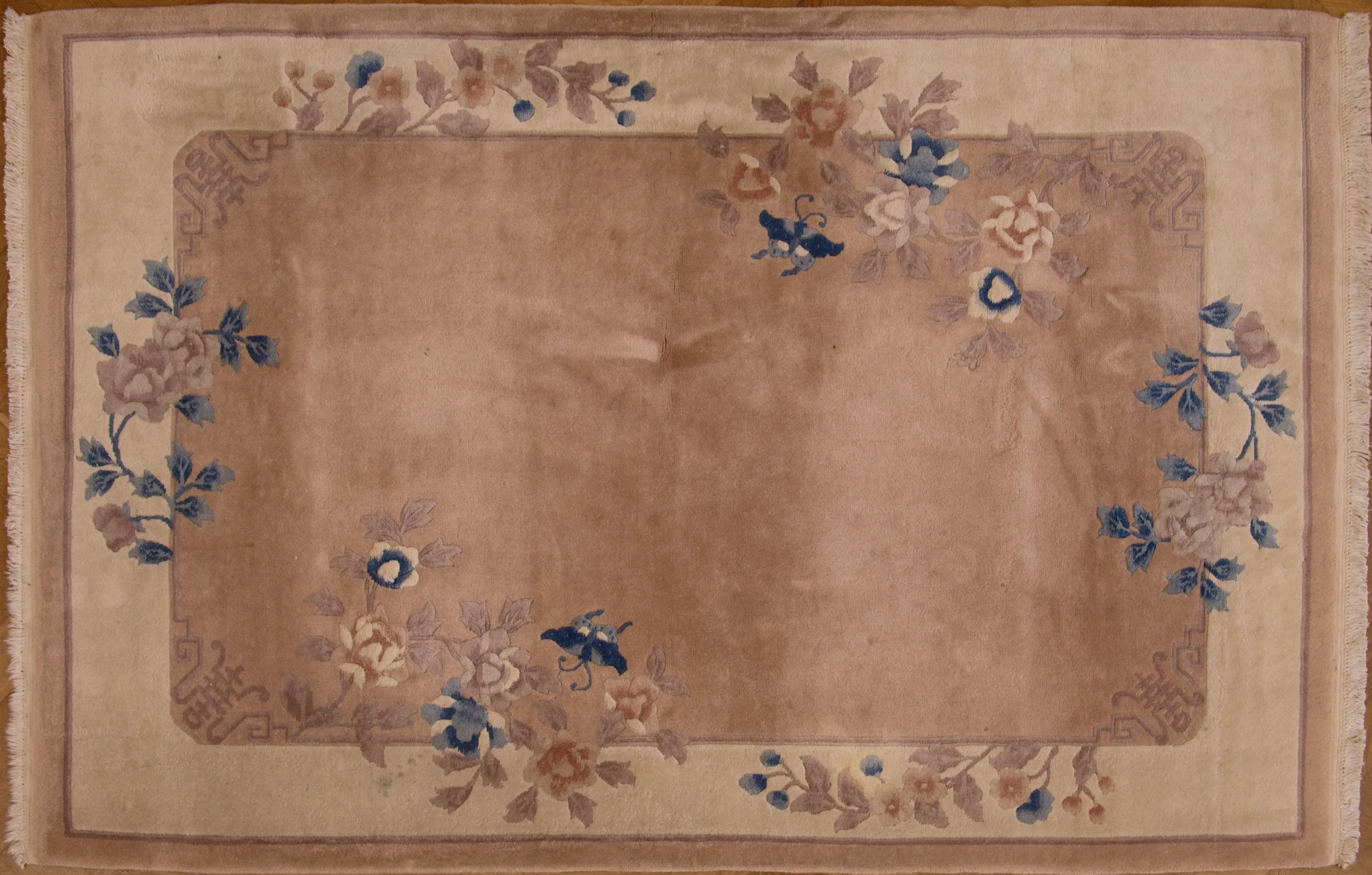 Čínský koberec s florálním motivem 206 x 133 cm - 2