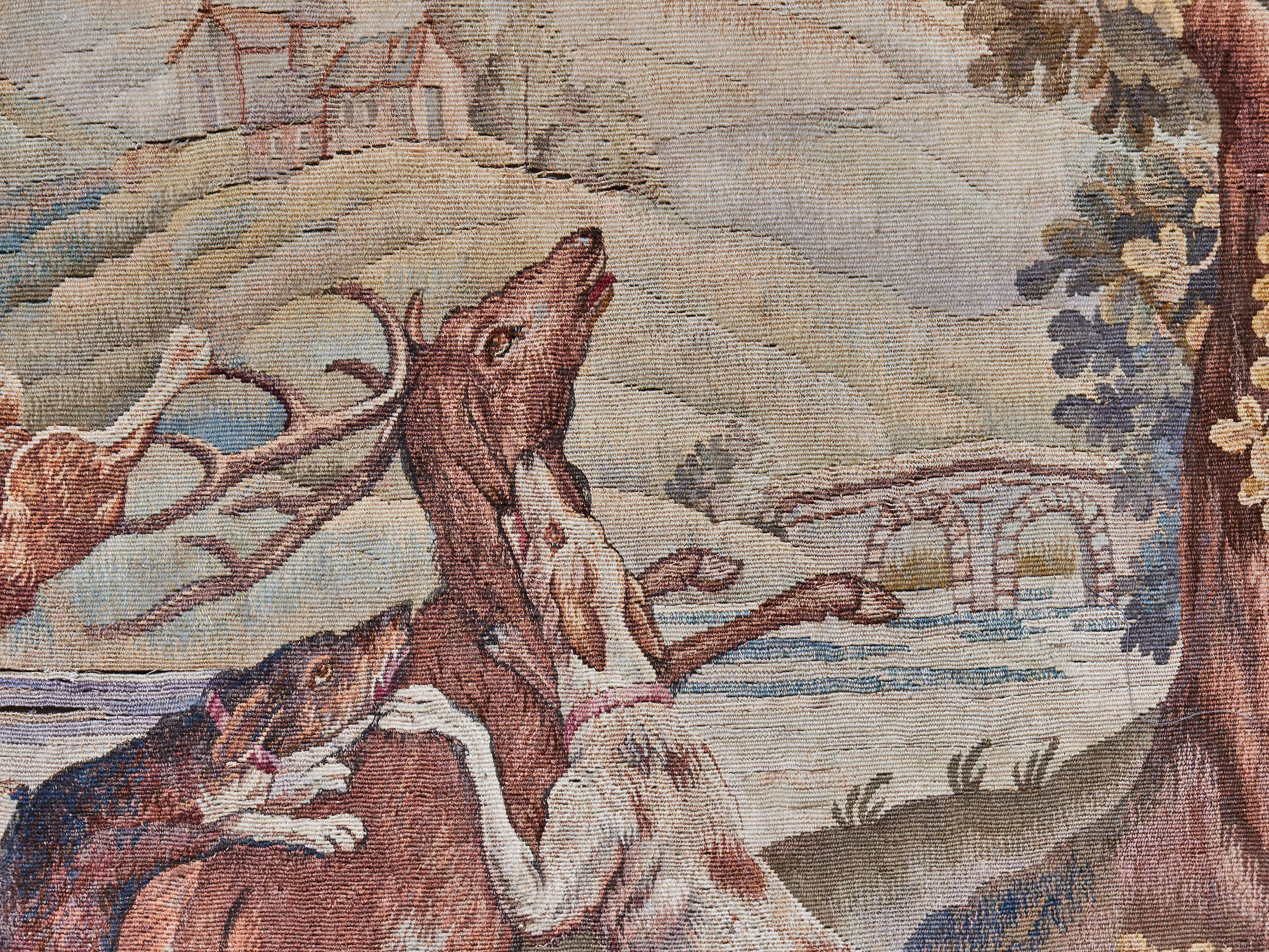 Nástěnná tapiserie – hon na jelena  163 X 181 cm - 2