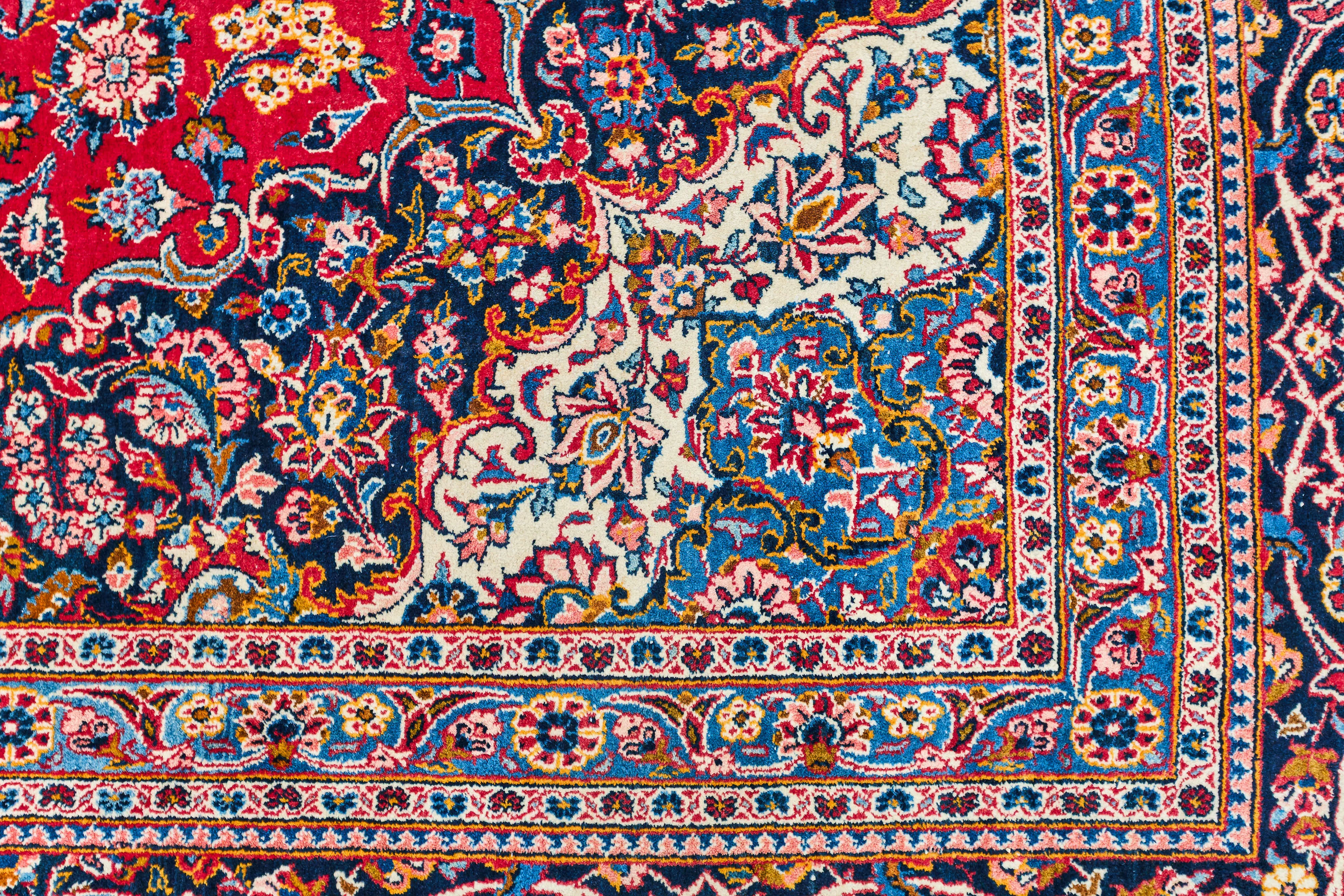 Perský palácový koberec Kášán 520 X 360 cm - 3