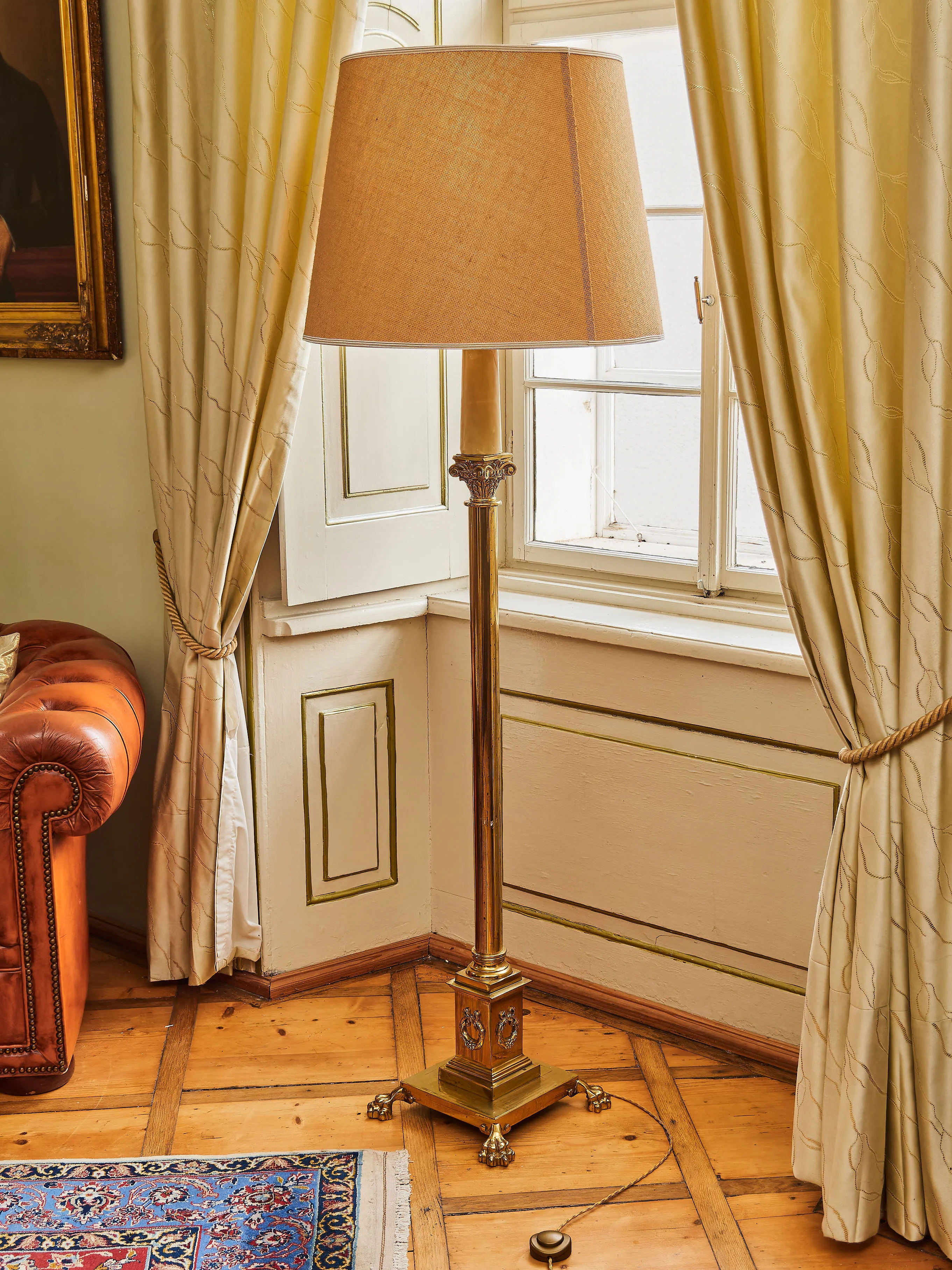 Starožitná Empírová stojací lampa - 2