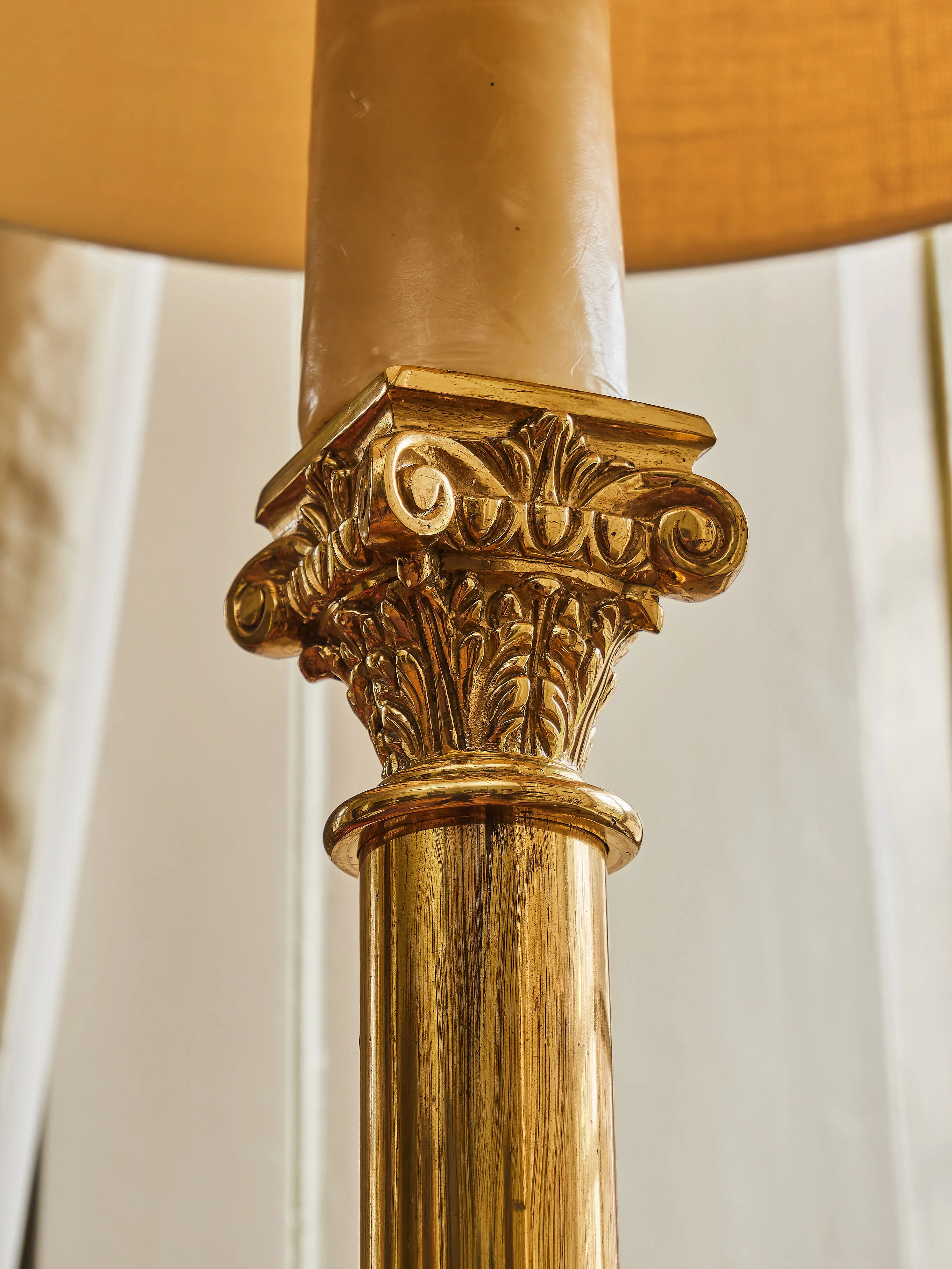 Starožitná Empírová stojací lampa - 4
