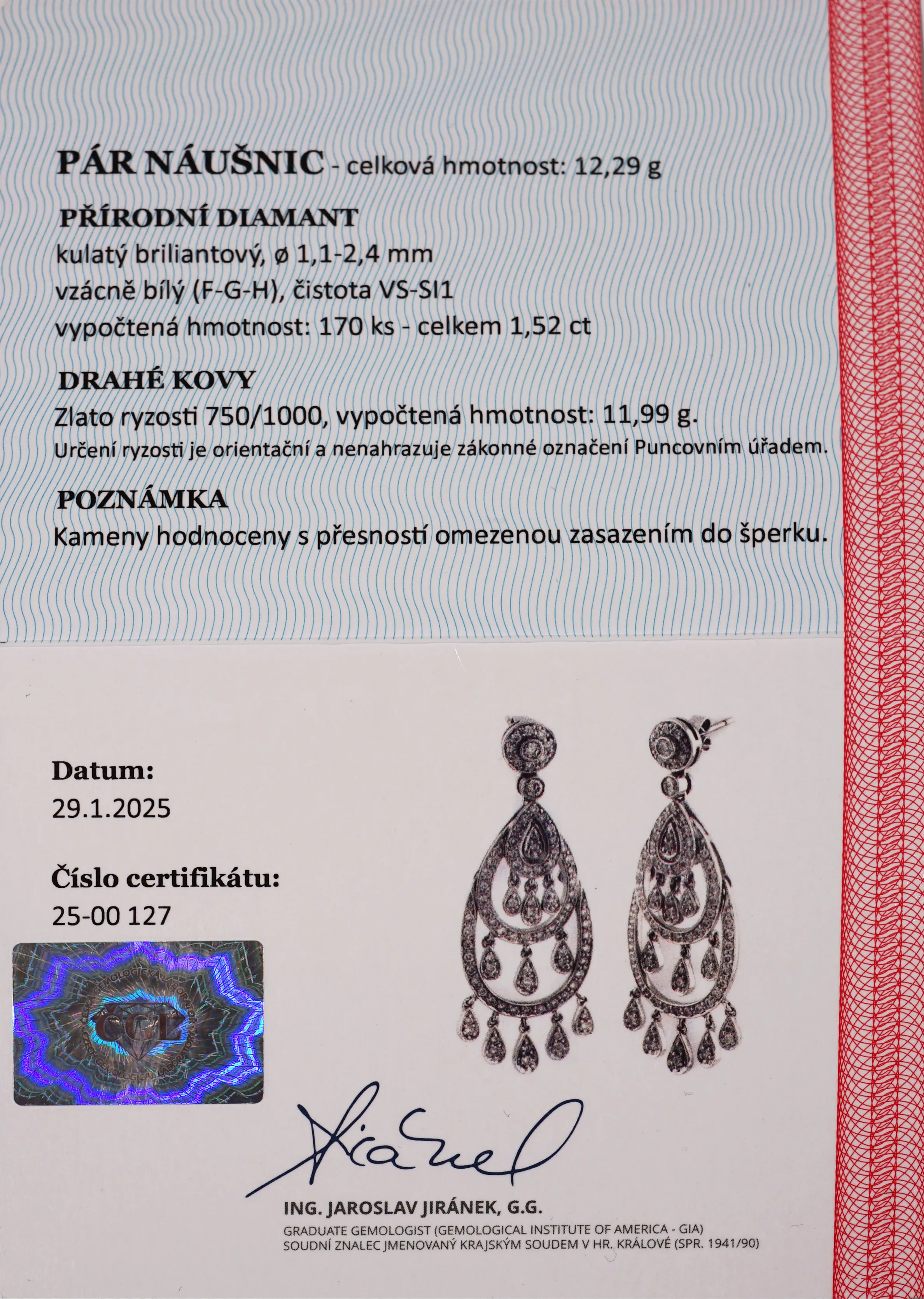 Náušnice s brilianty - 4