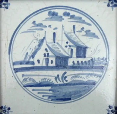 Delftské dílny – Fajánsový kachel - 3