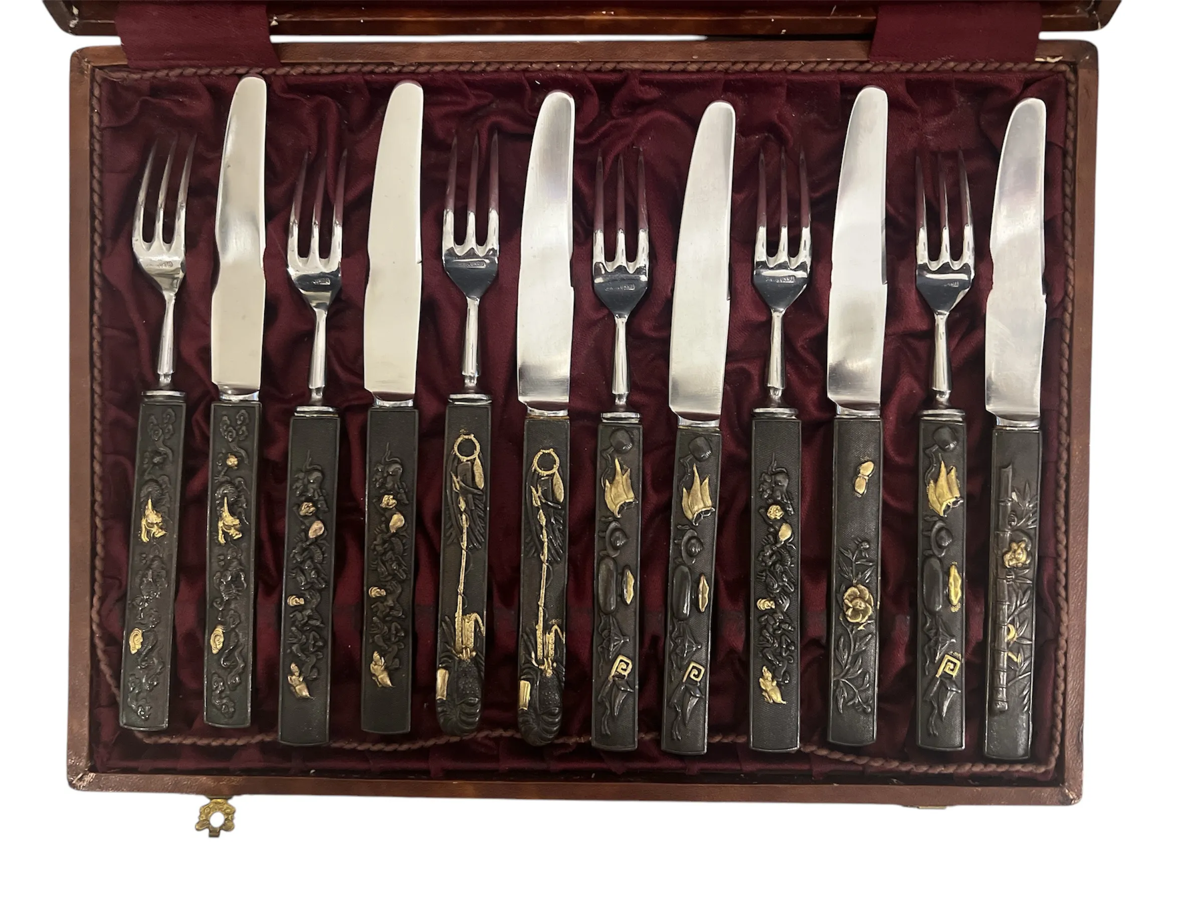 Japonské příbory Kozuka rok 1880 - 2
