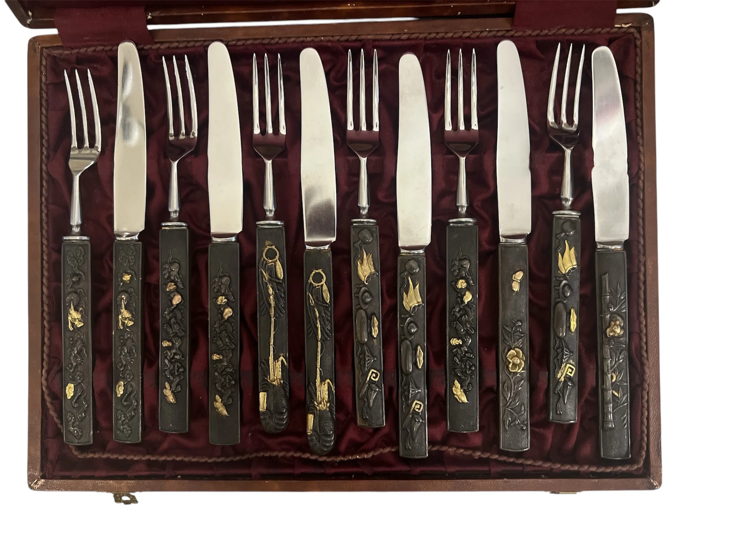 Japonské příbory Kozuka rok 1880 - 3