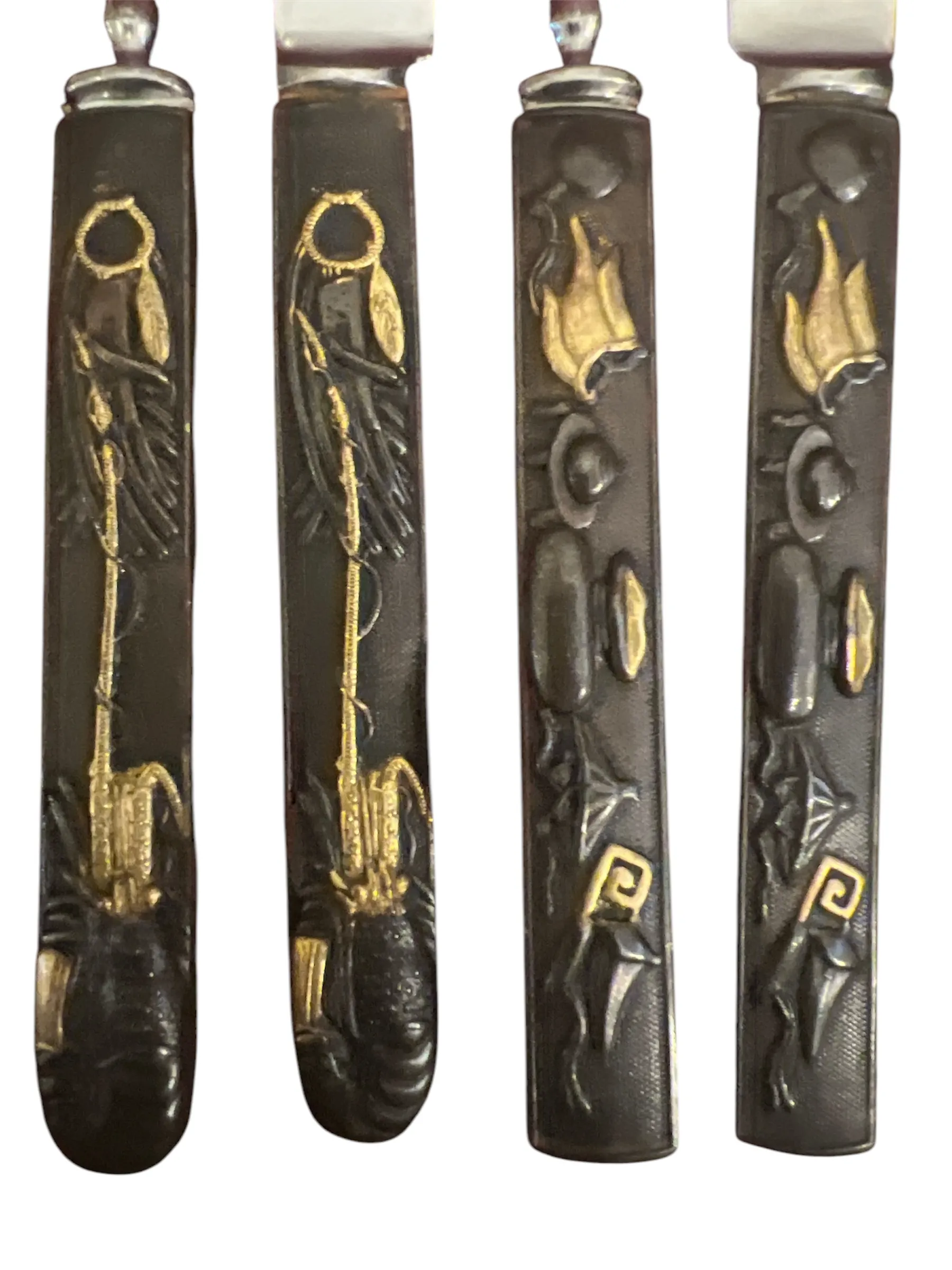Japonské příbory Kozuka rok 1880 - 5