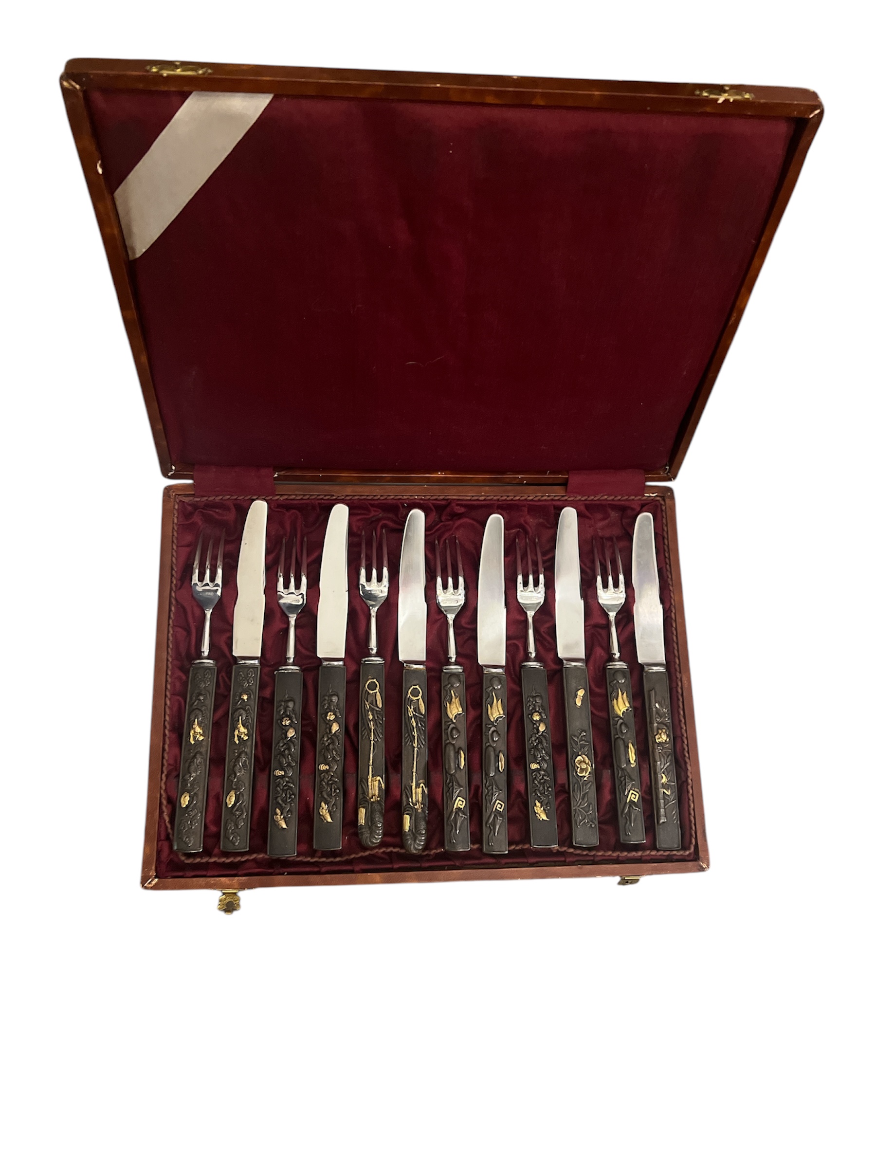 Japonské příbory Kozuka rok 1880