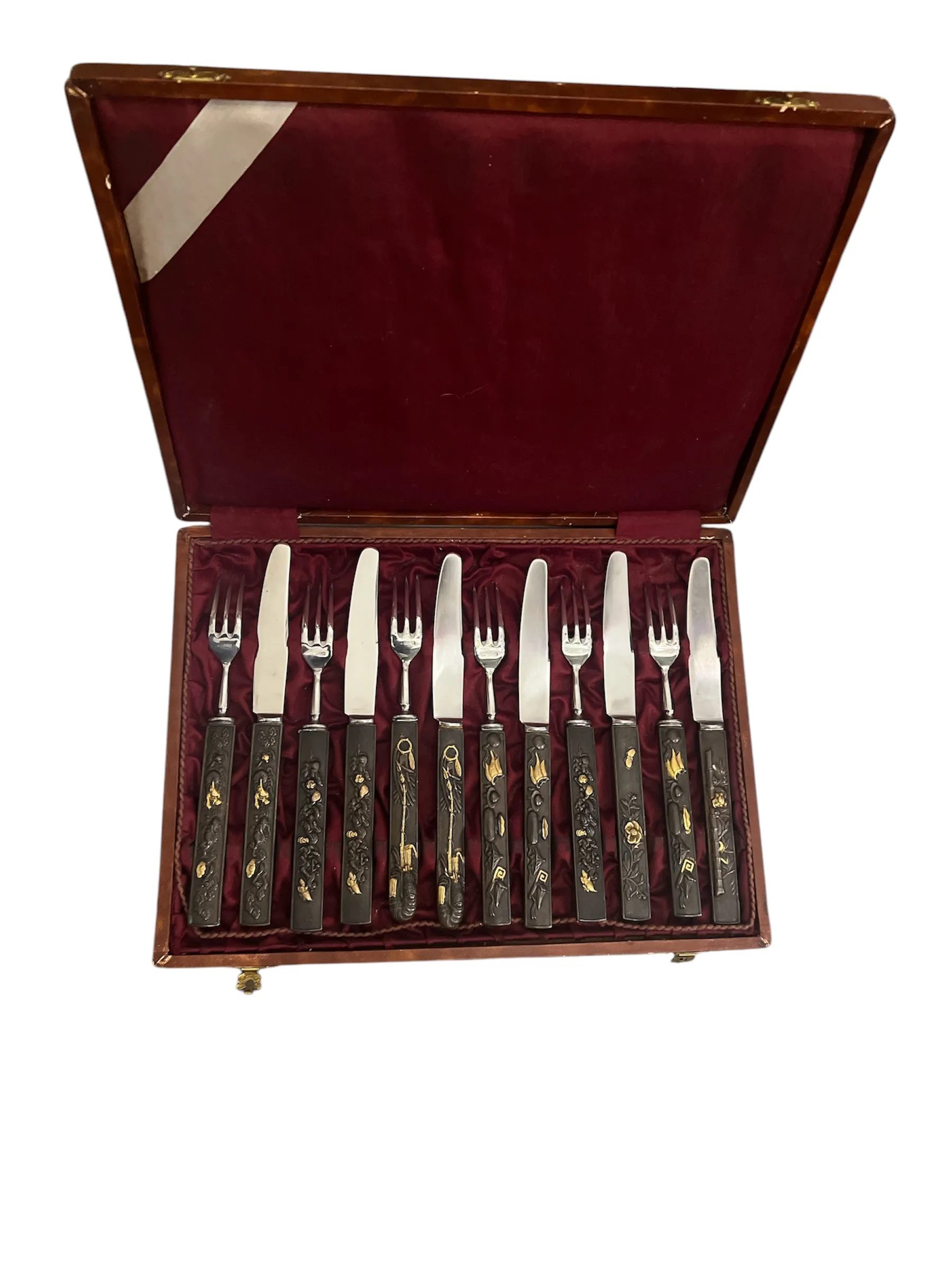 Japonské příbory Kozuka rok 1880