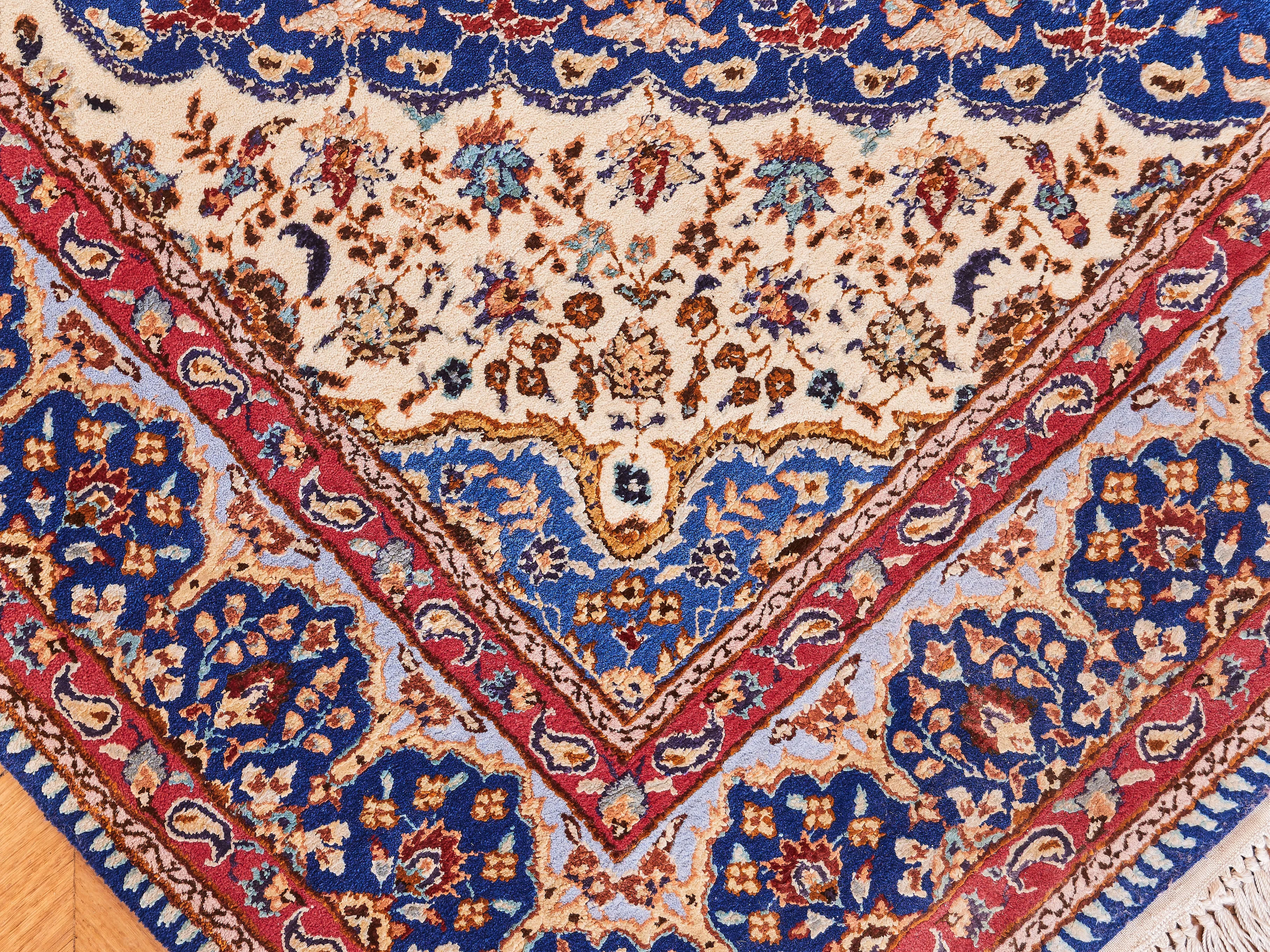 Perský koberec Qom Hedvábí Royal 195 X 123 cm - 2