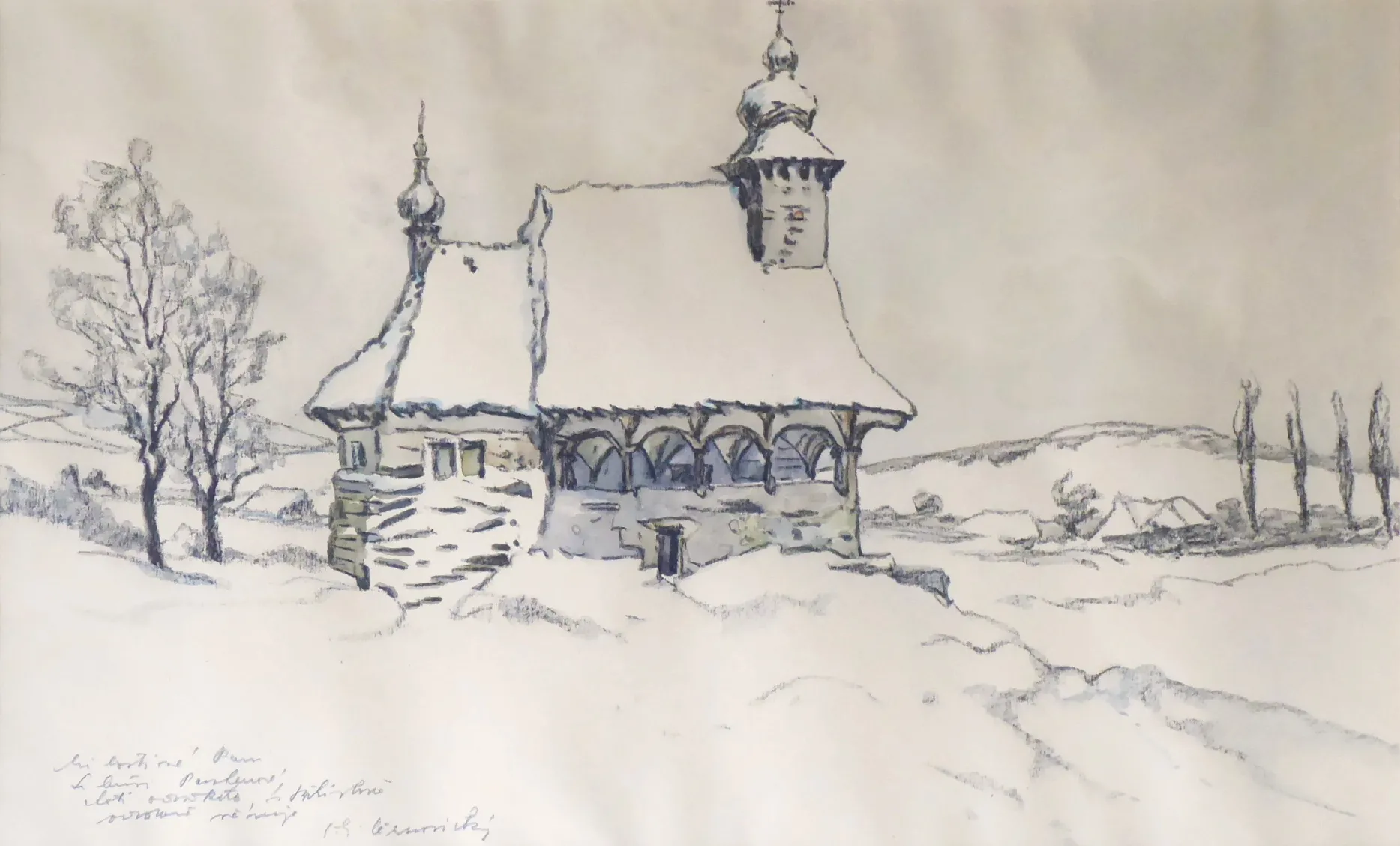 Josef M. Černovický – Kostelík v závějích - 2