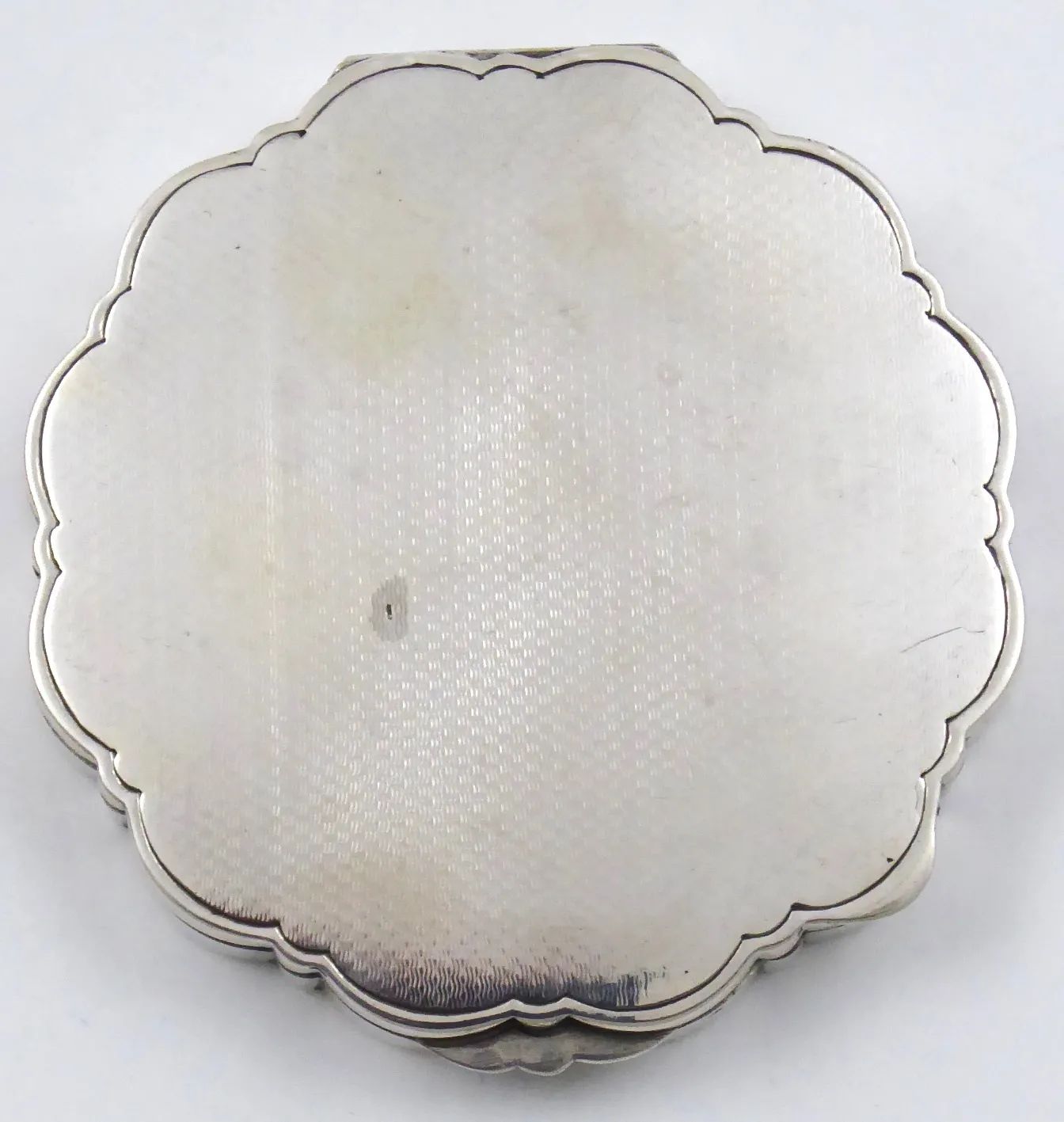 Art deco stříbrná pudřenka s emailem – Primosa - 2