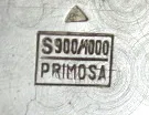 Art deco stříbrná pudřenka s emailem – Primosa - 4