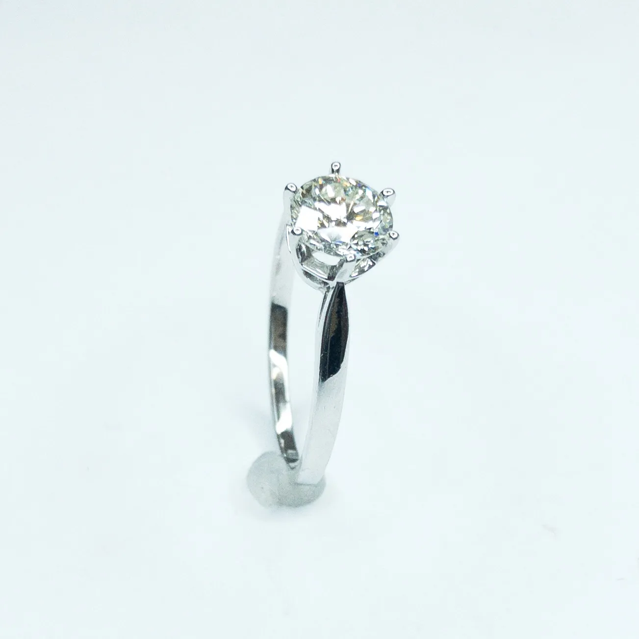 Luxusní zlatý prsten s briliantem 1,04 Ct - 3