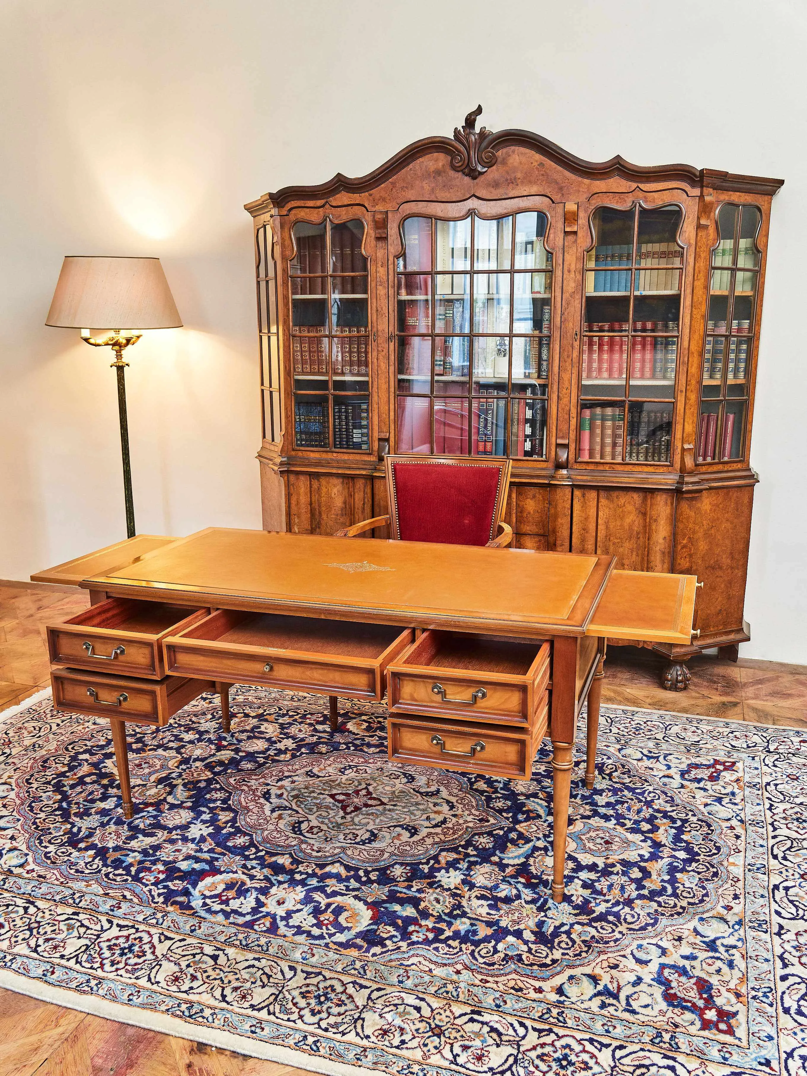 Elegantní psací stůl Napoleon III – rozkládací - 11