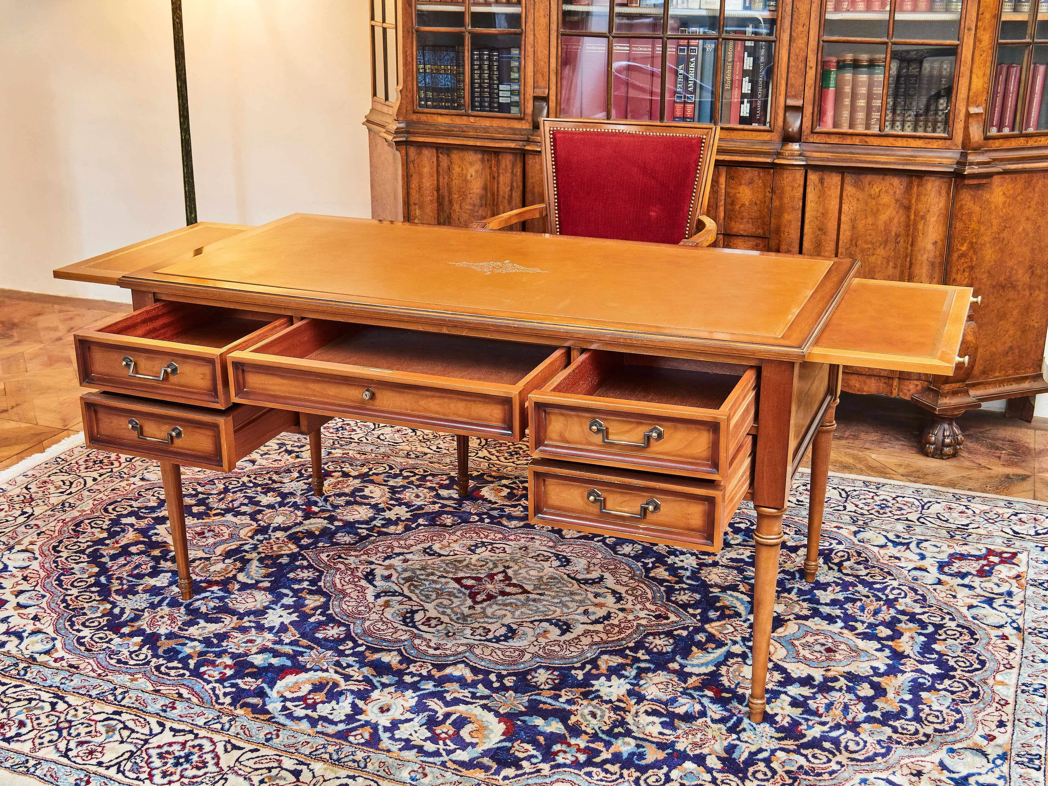 Elegantní psací stůl Napoleon III – rozkládací - 12