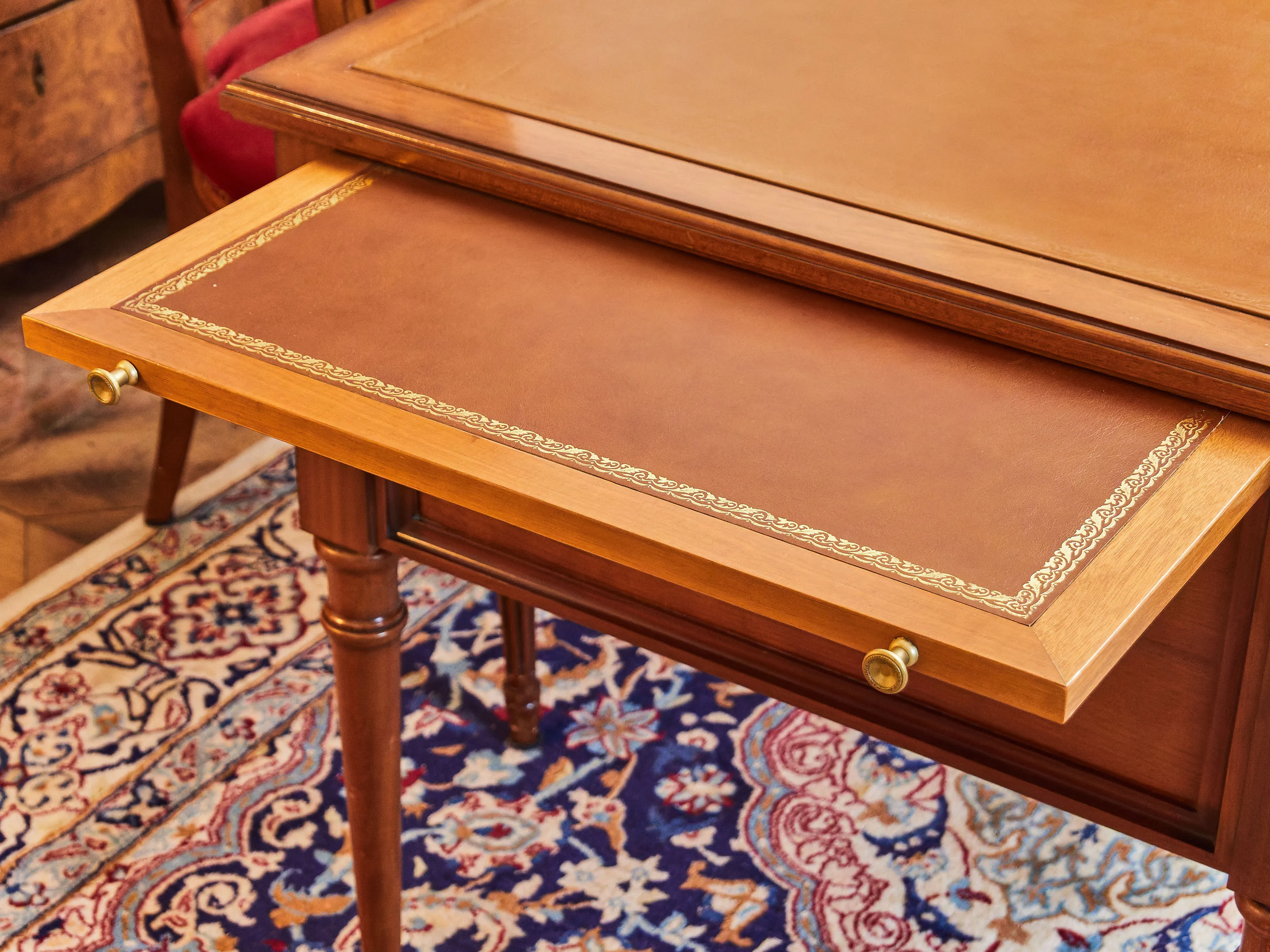 Elegantní psací stůl Napoleon III – rozkládací - 9