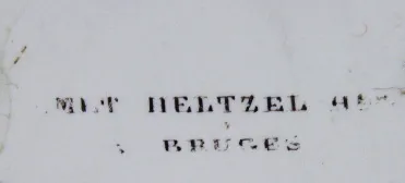 Zlacené bronzové stolní hodiny – Heltzel, Bruges - 7