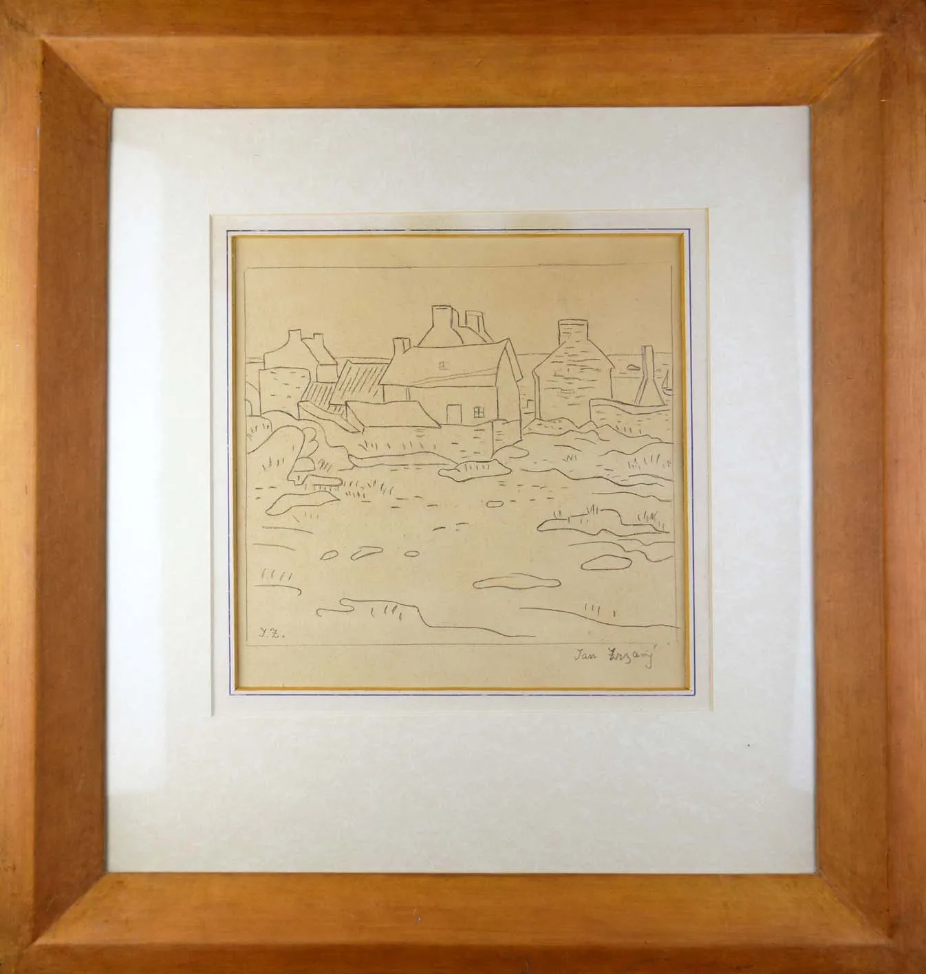 Jan Zrzavý – Domky na Île de Sein - 2