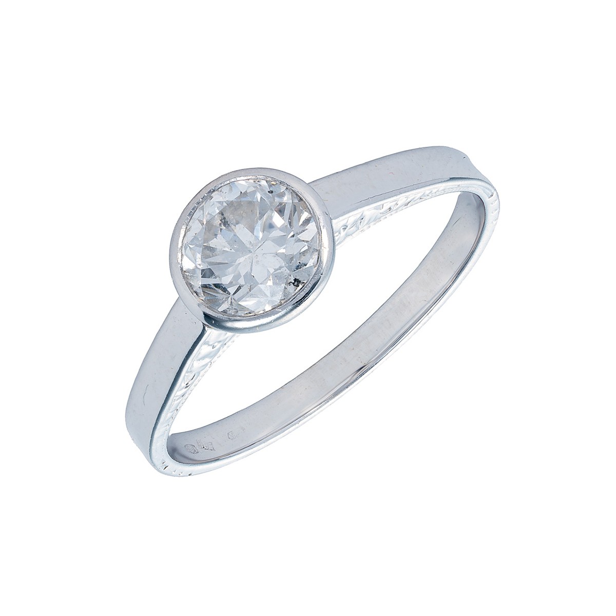 Prsten s briliantem 1,35 ct