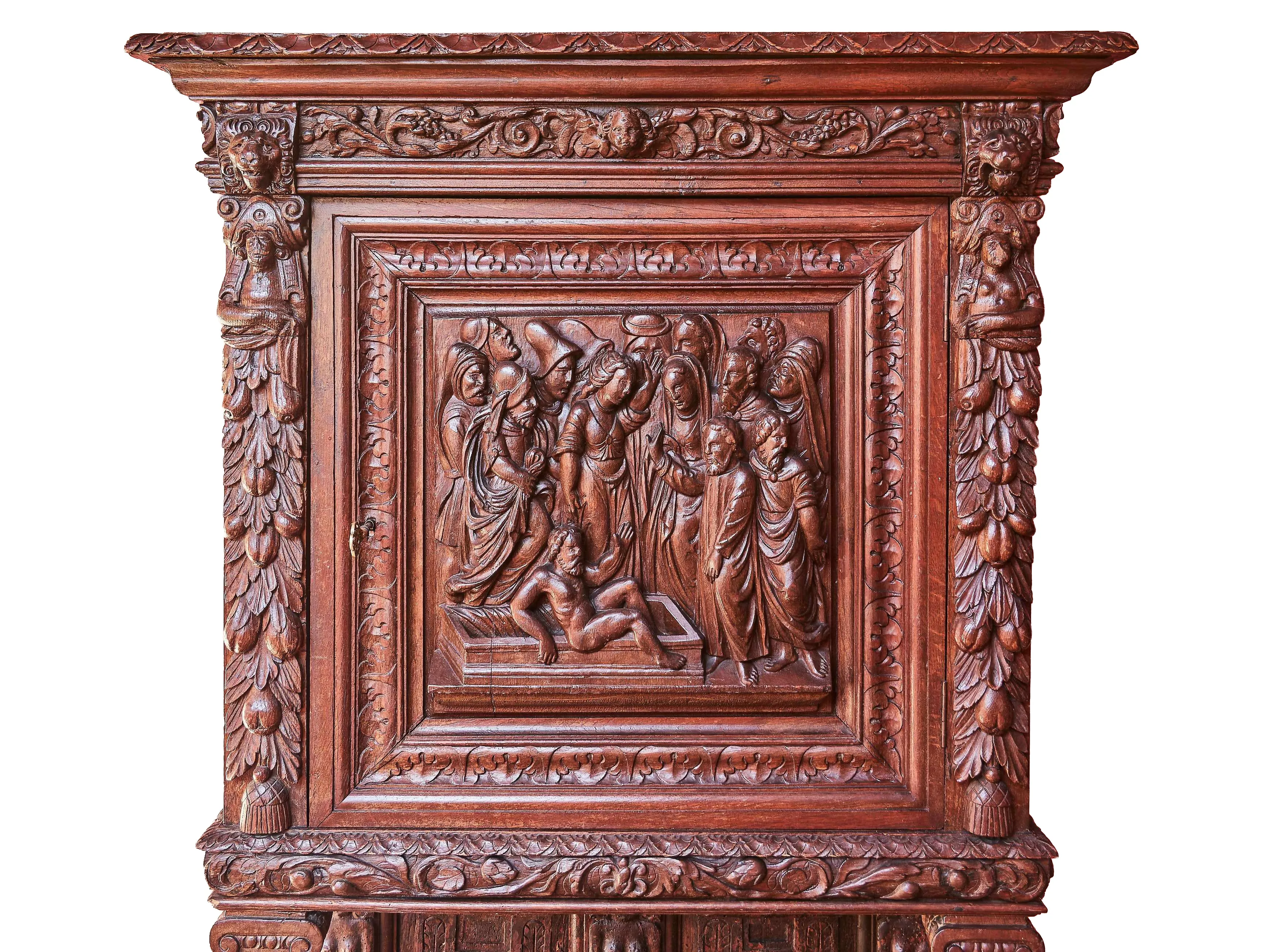 Renesanční kredenc mistrovsky vyřezávaný - 2