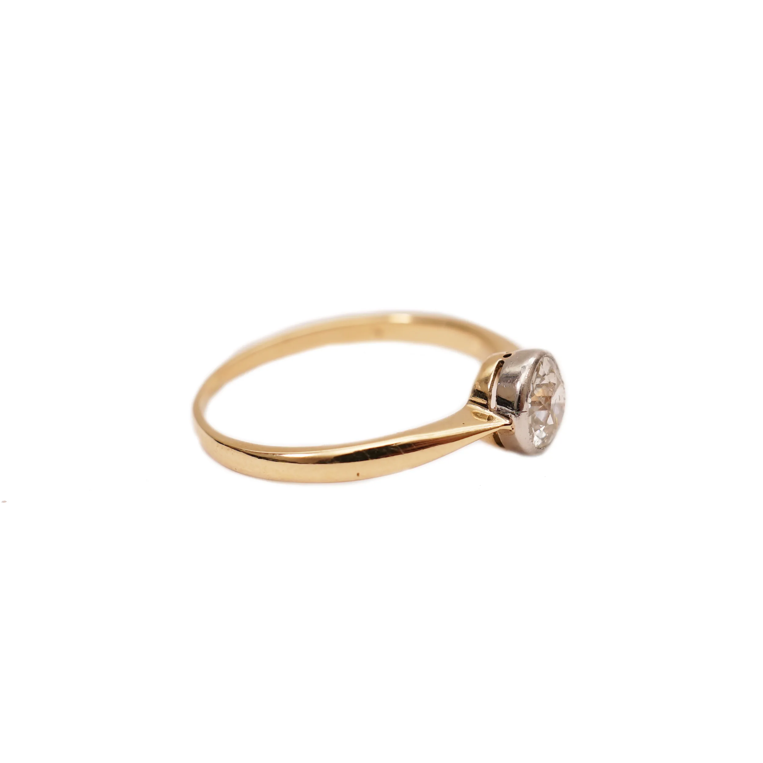 Zlatý prsten s diamantem 0,63 ct - 3