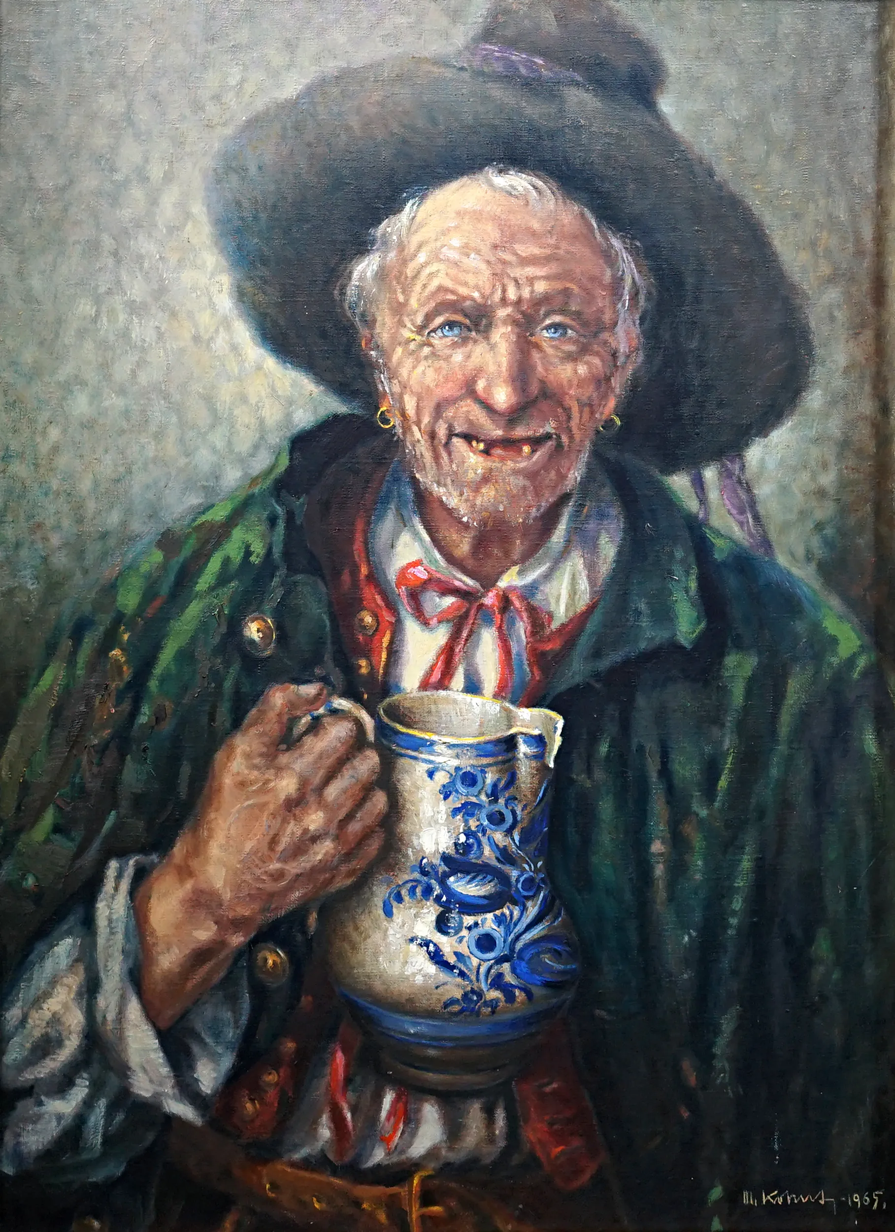 Stařec se džbánem - 2