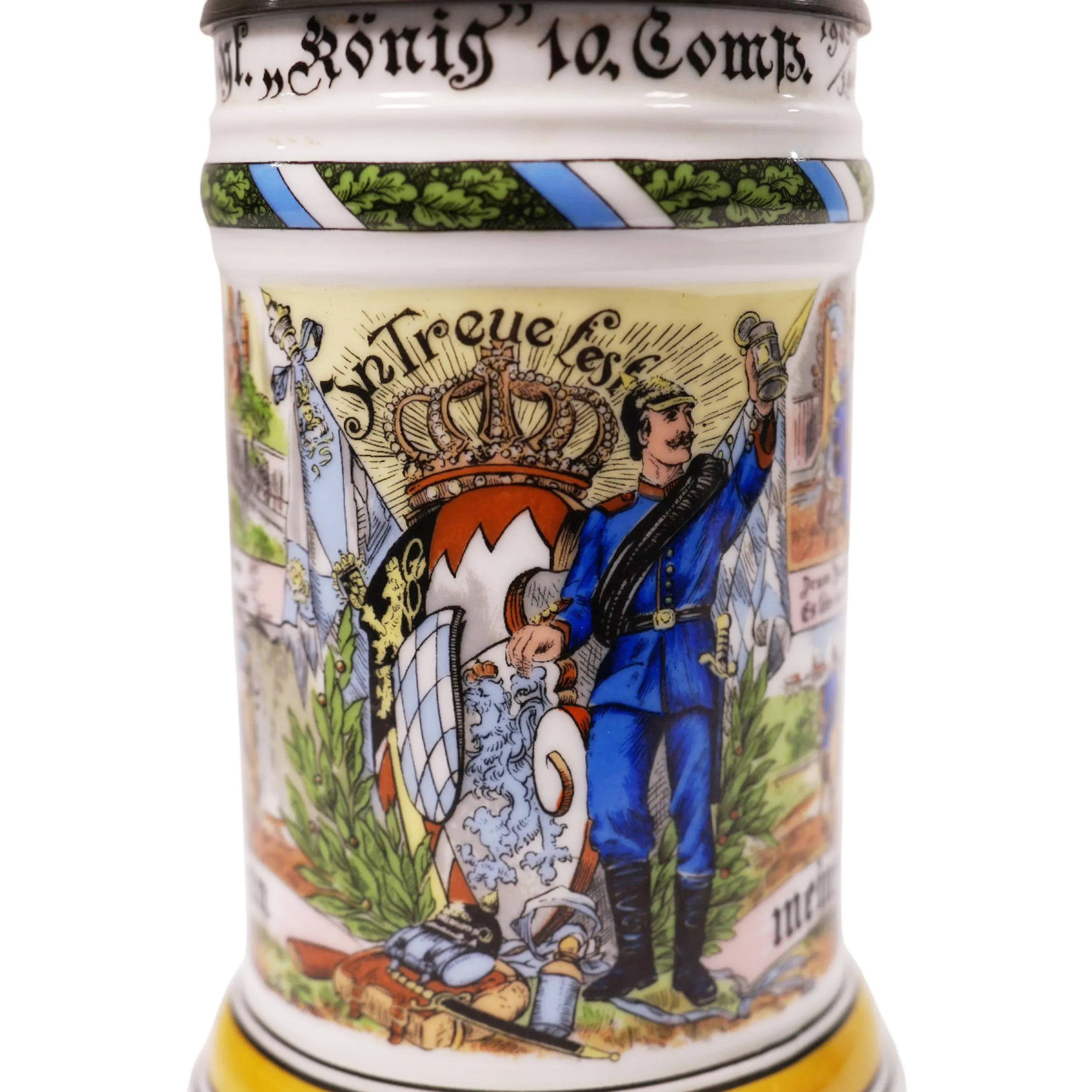 Korbel s vojenským motivem - 2