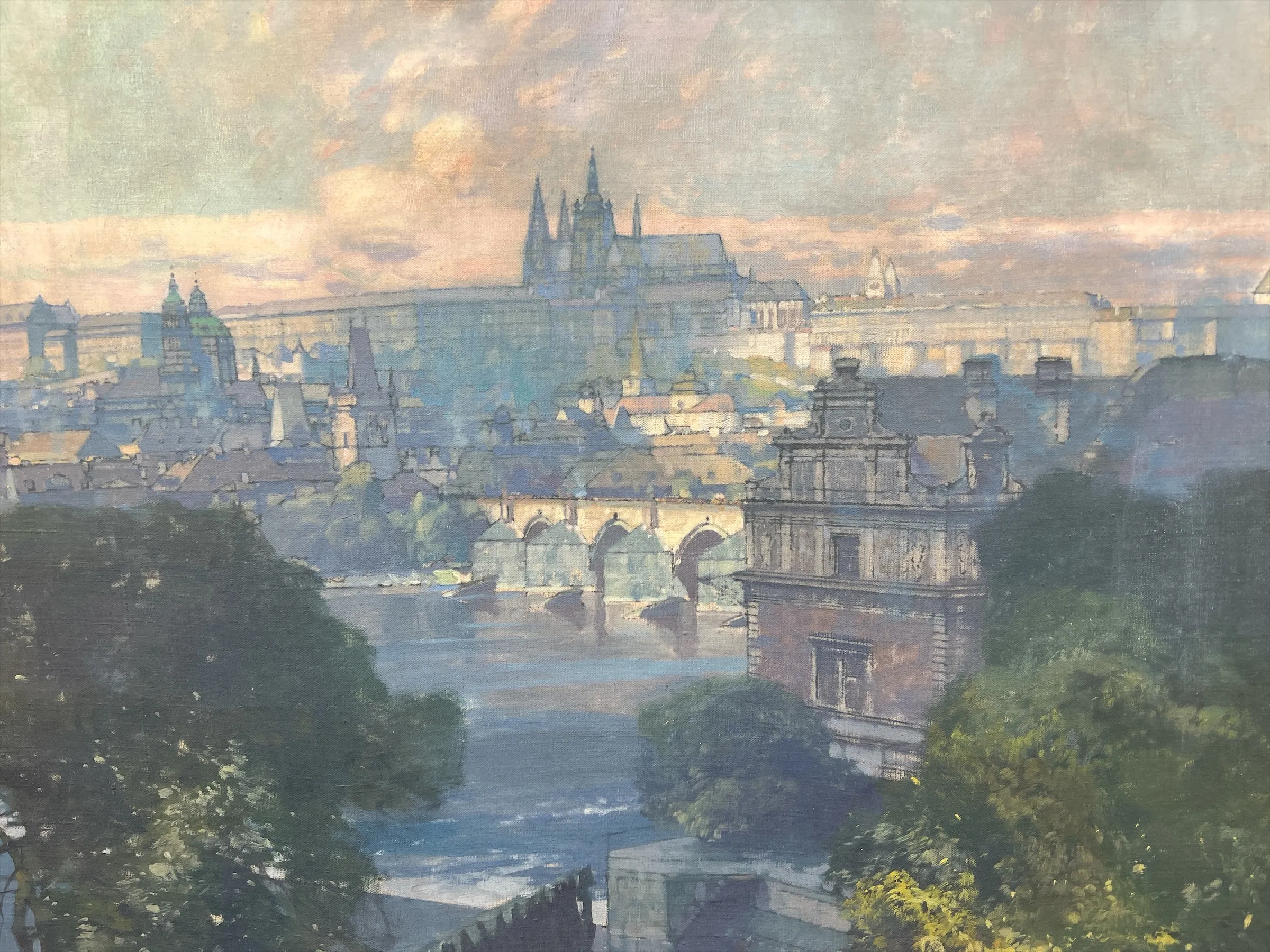 Jaroslav Šetelík – Pohled na Pražský hrad - 3