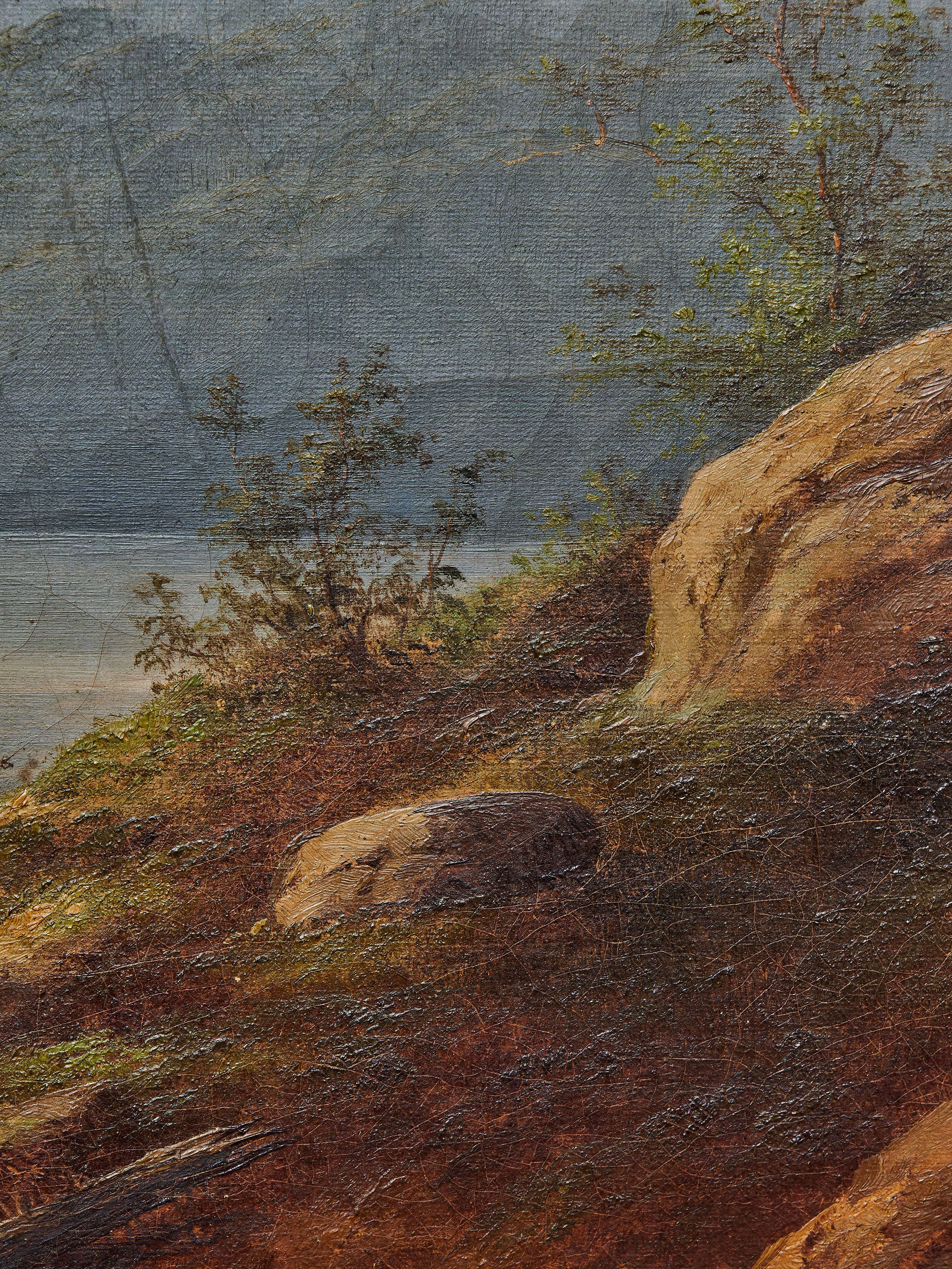 Edouard Boehm (1830–1890) – Horská krajina s chalupou - 4