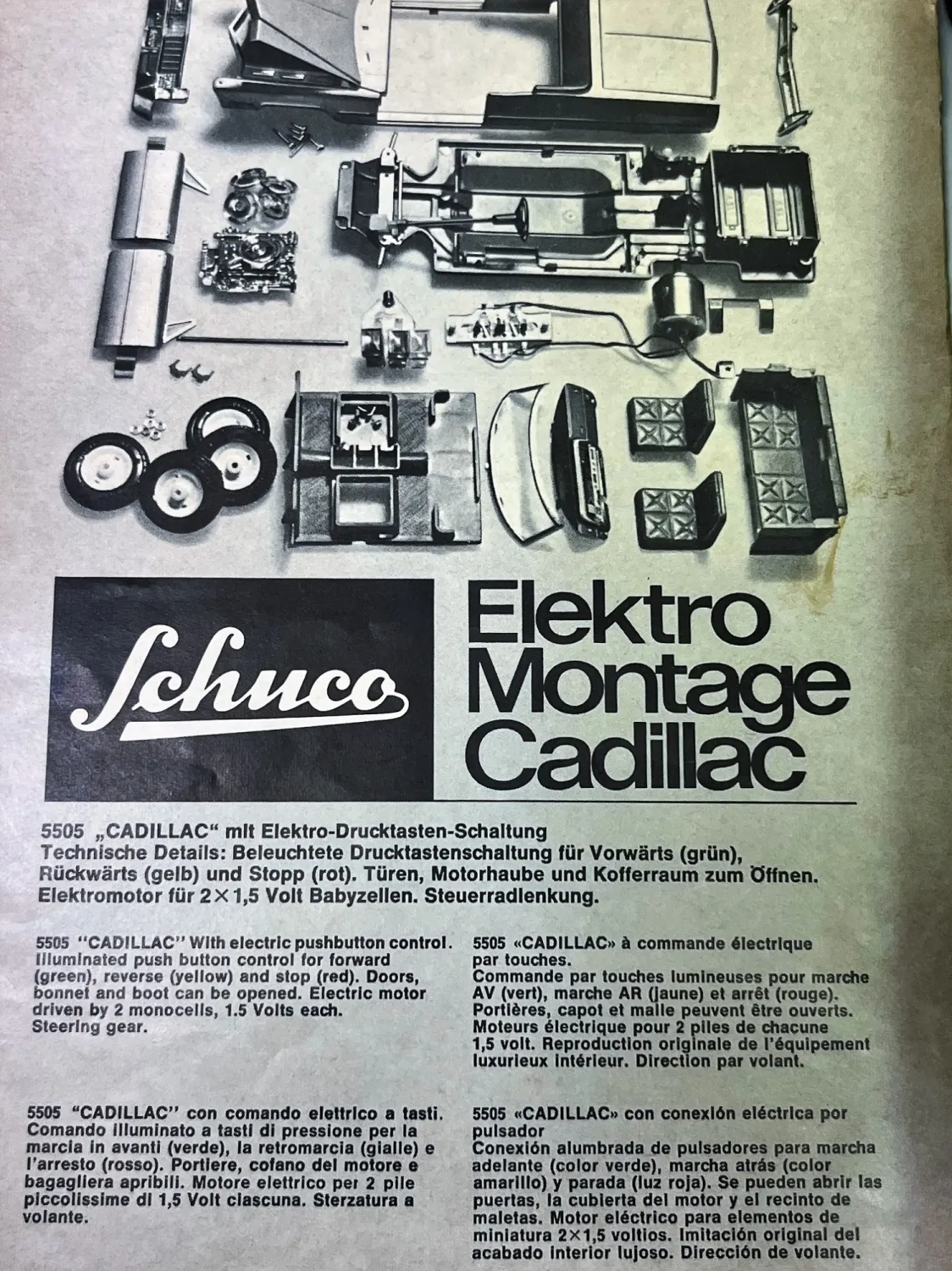 Hračka autíčko značka Schuco – model Cadillac de Ville - 5