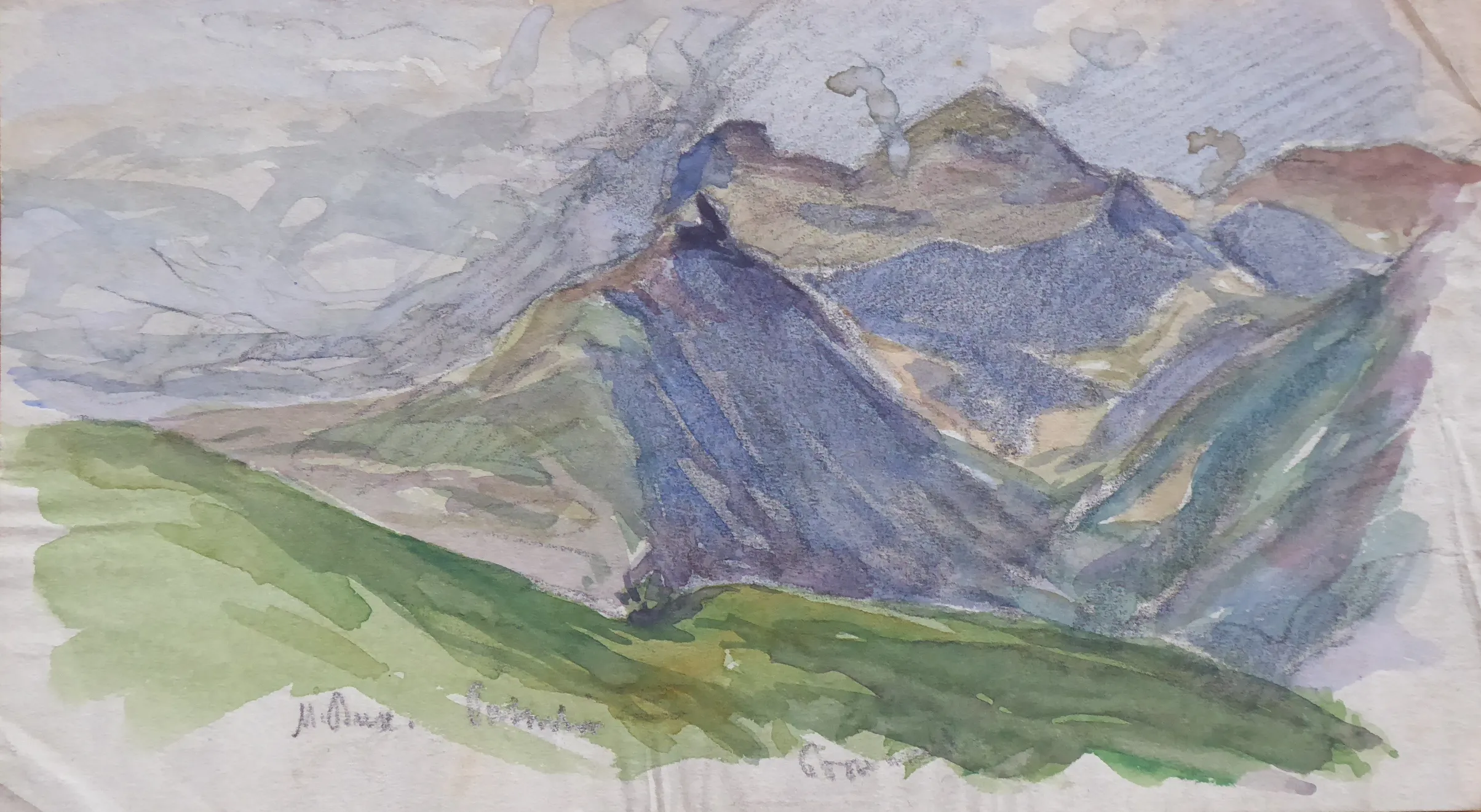 Alfred E. Adamek – Horské štíty - 2