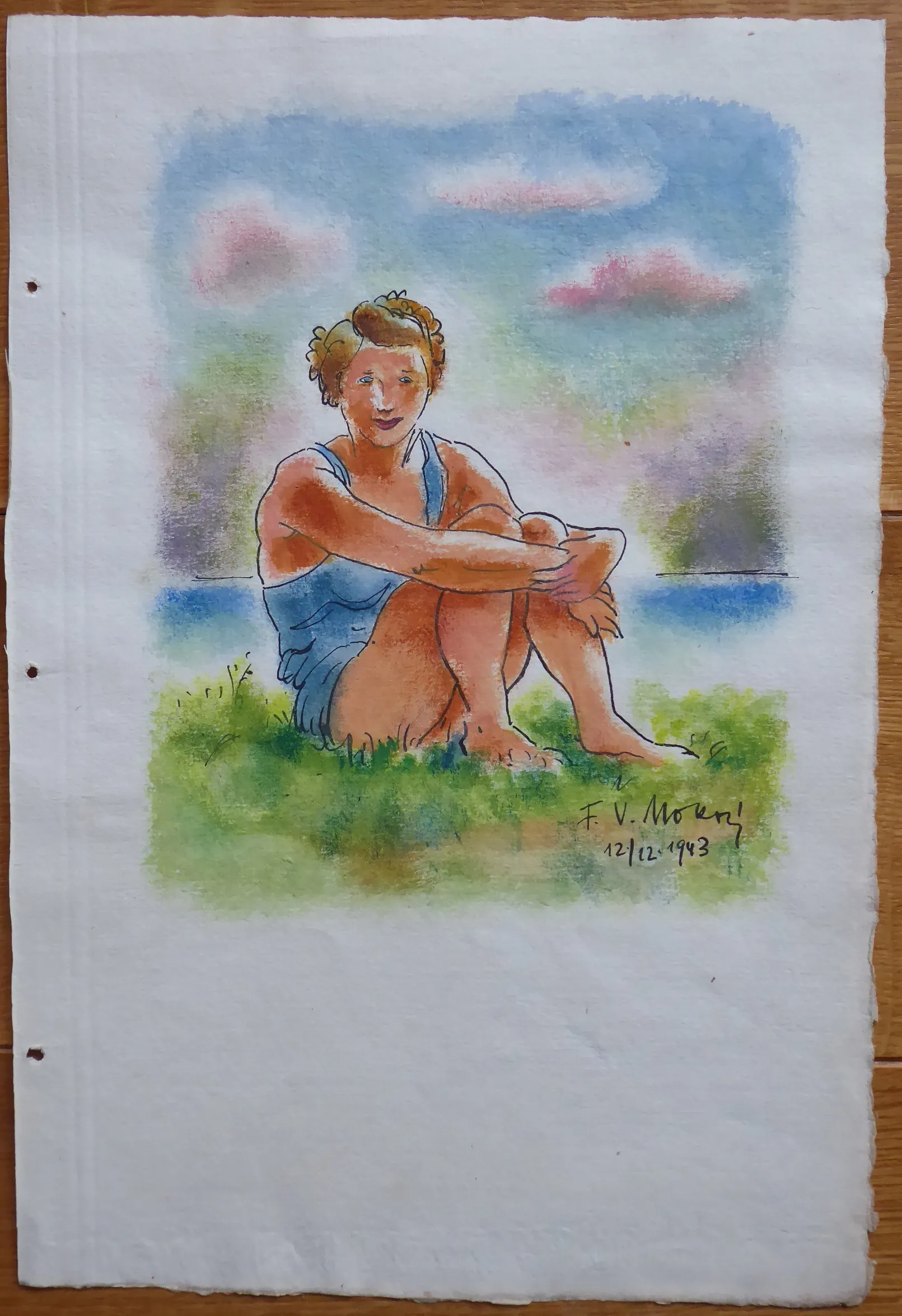 František Viktor Mokrý – Na plovárně