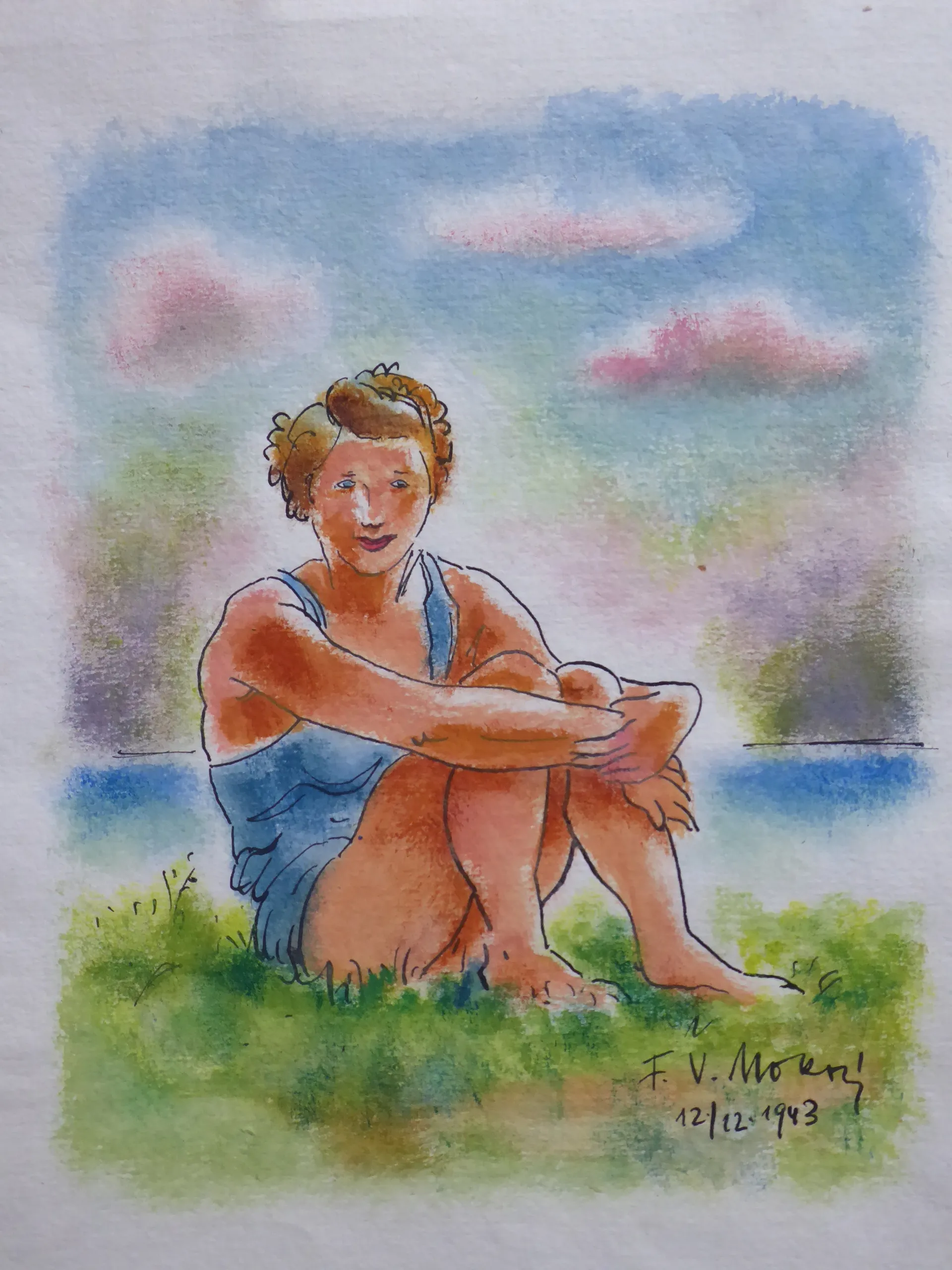 František Viktor Mokrý – Na plovárně - 2