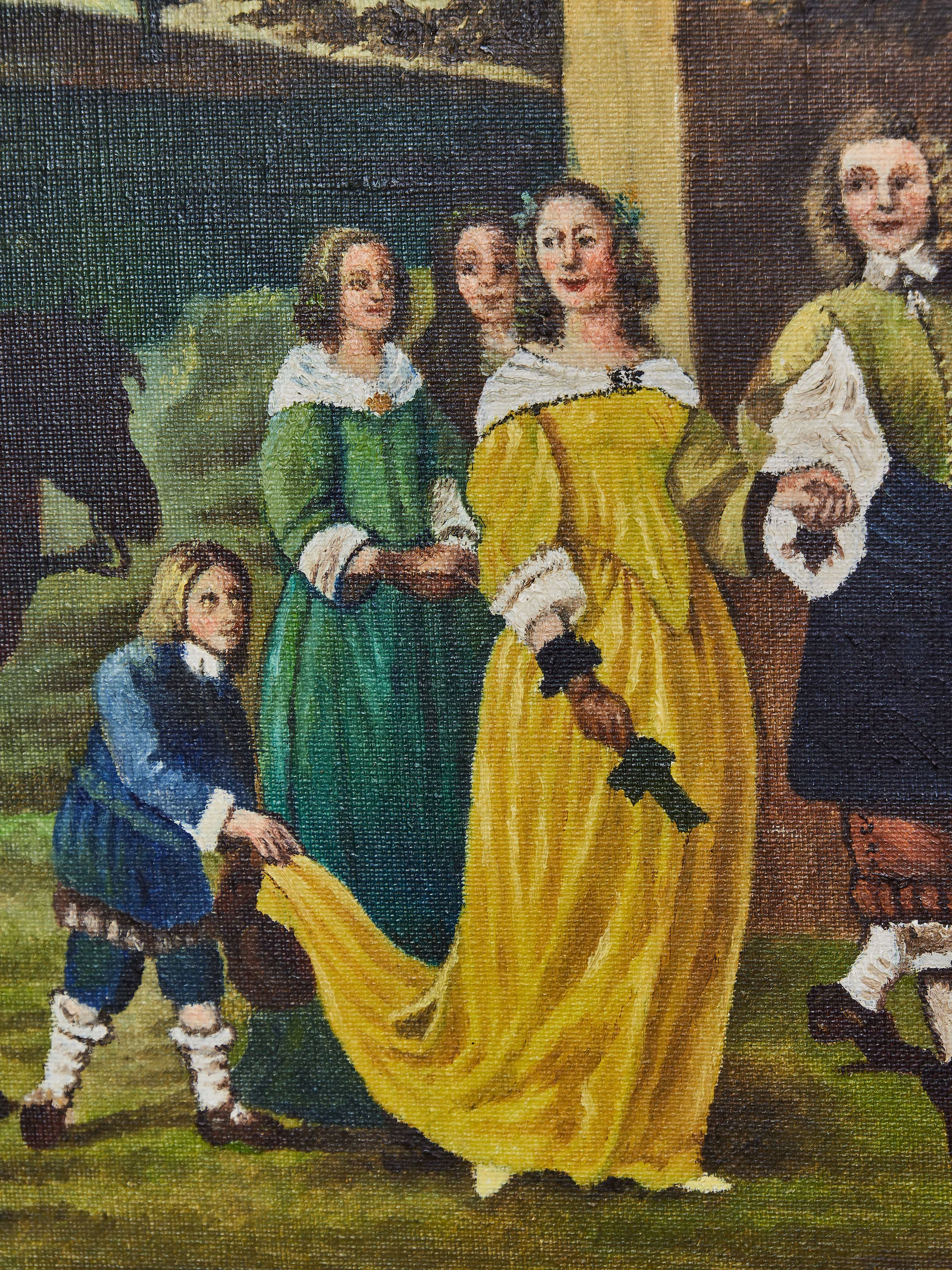 Obraz podle Tenierse „Pouťové oslavy” 101 X 133 cm - 5