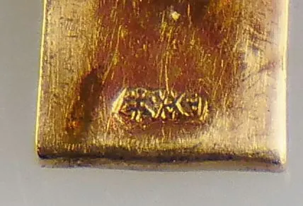 Secesní zlatý náramek - 5