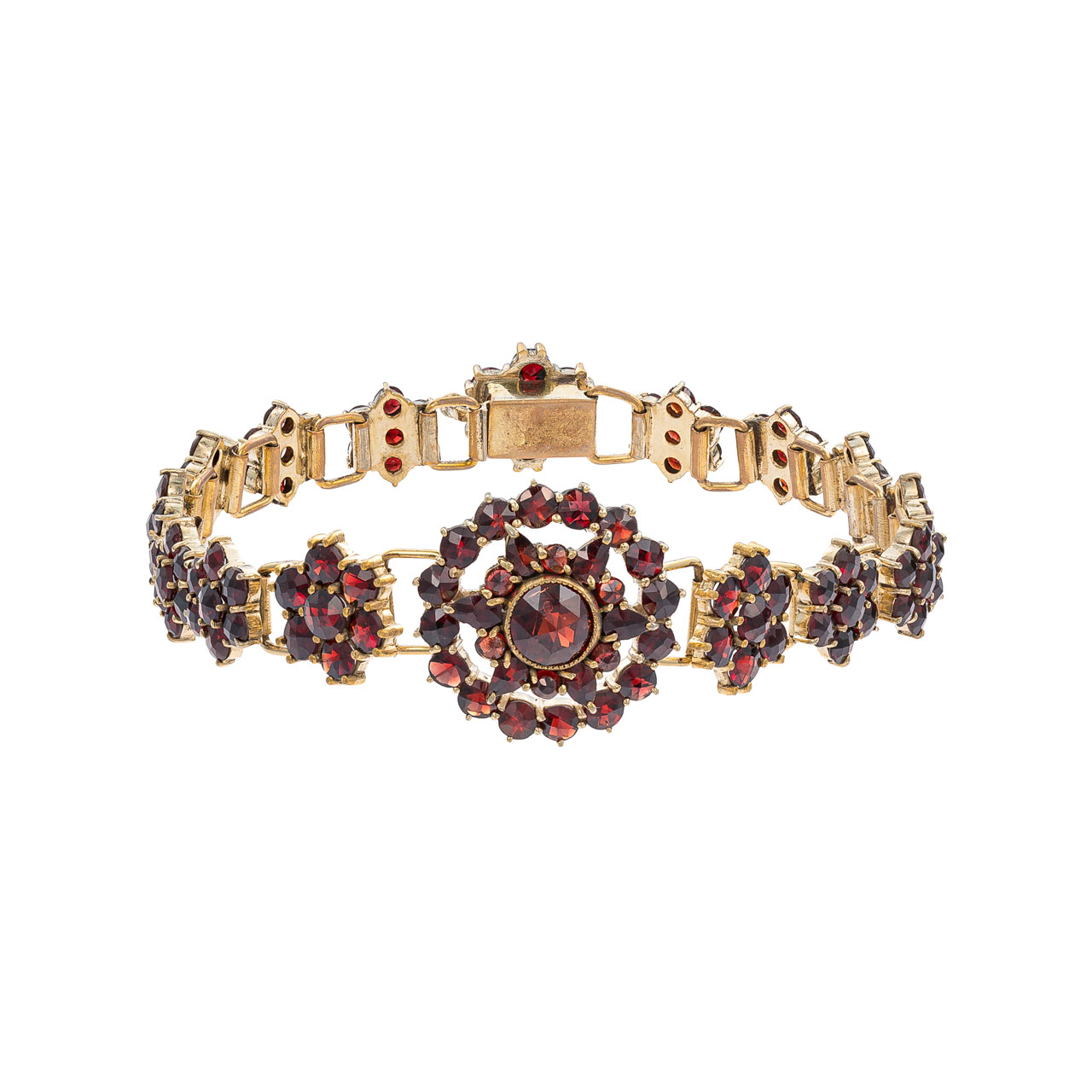 Náramek s českými granáty