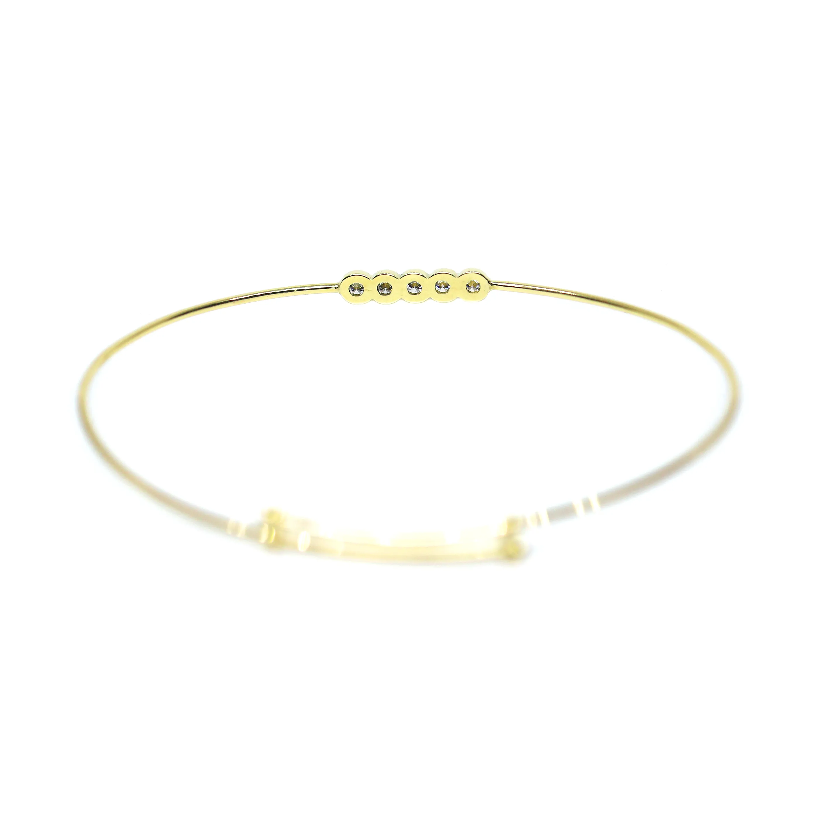 Zlatý náramek s brilianty 0,35ct - 2
