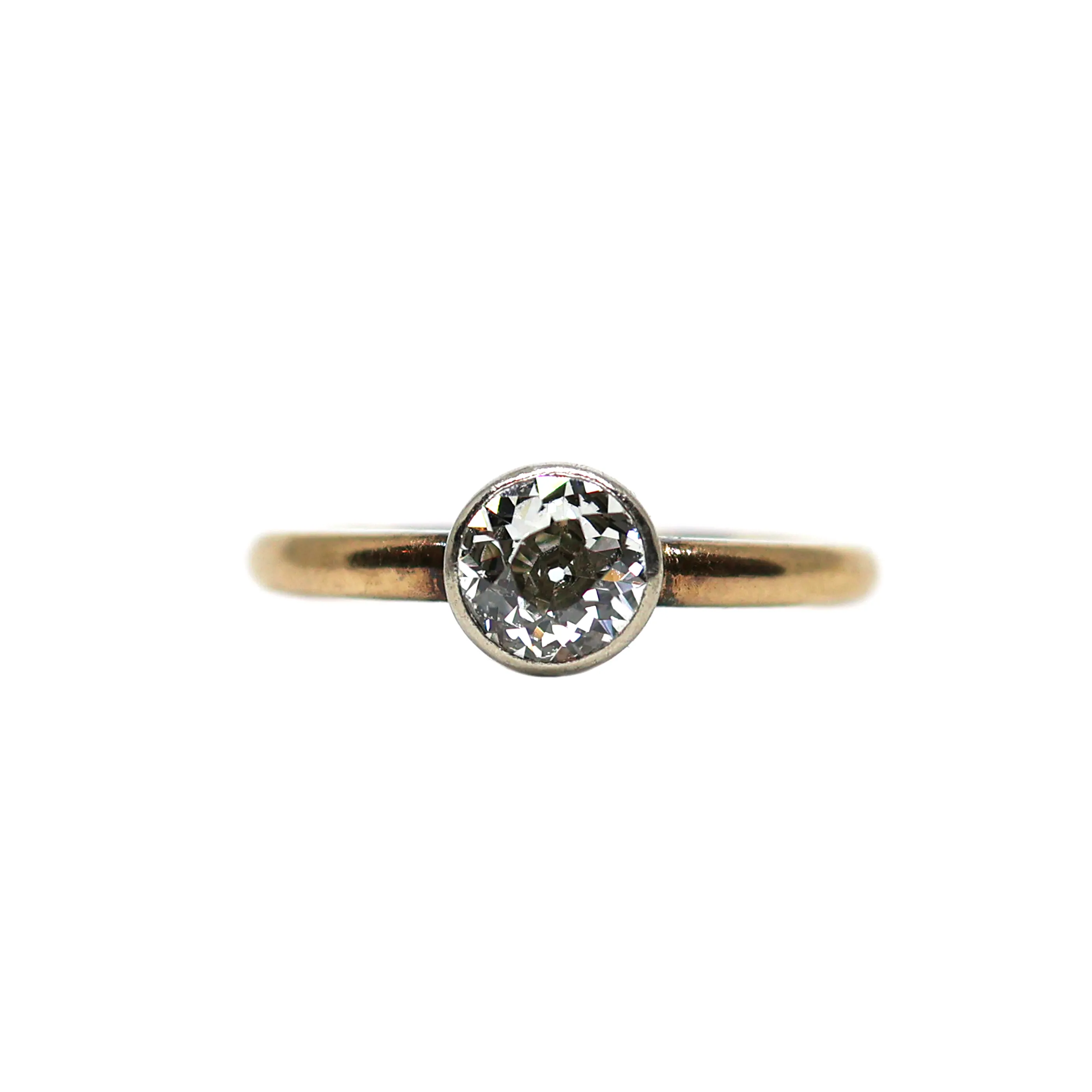 Zlatý prsten s diamantem 0,70 ct - 3