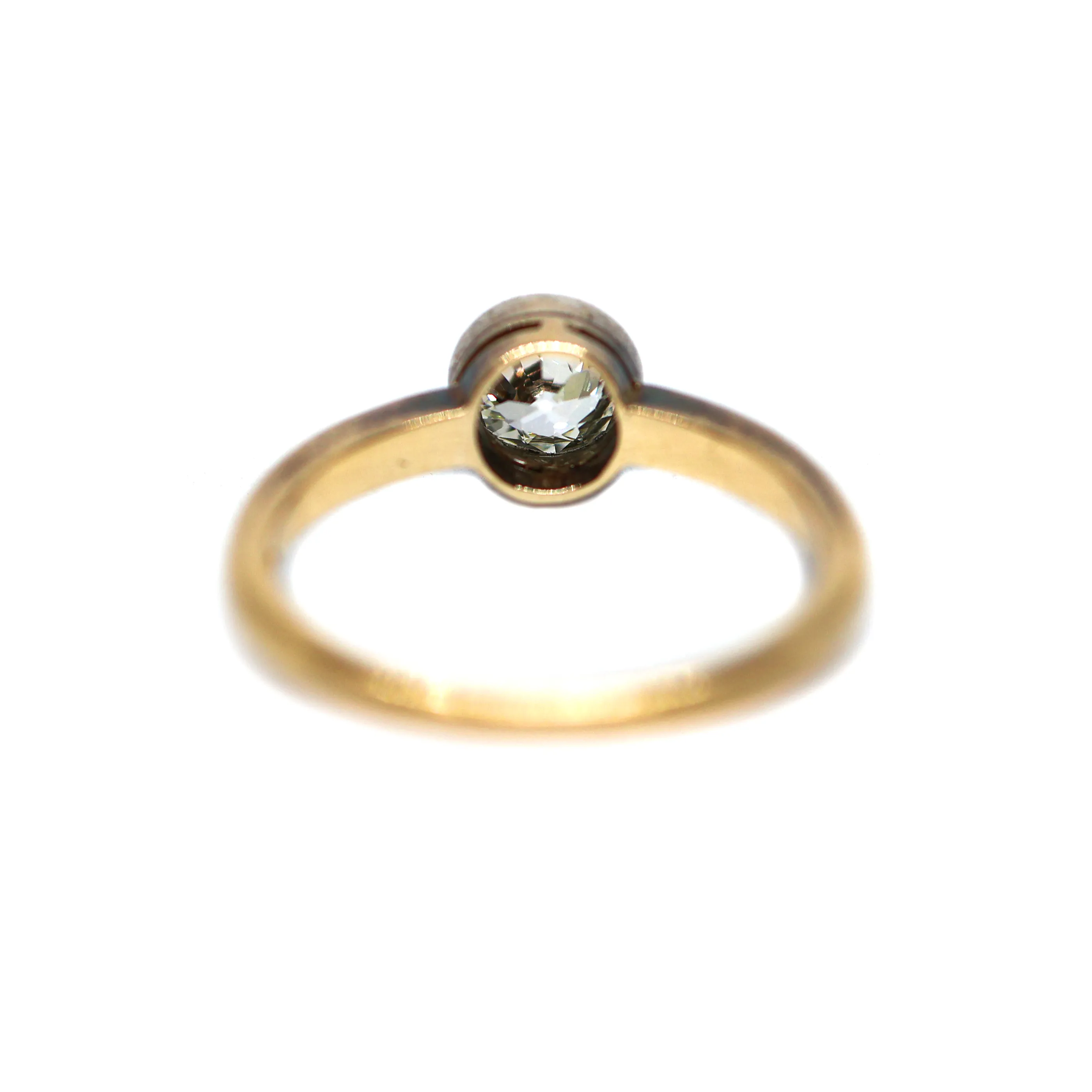Zlatý prsten s diamantem 0,70 ct - 5