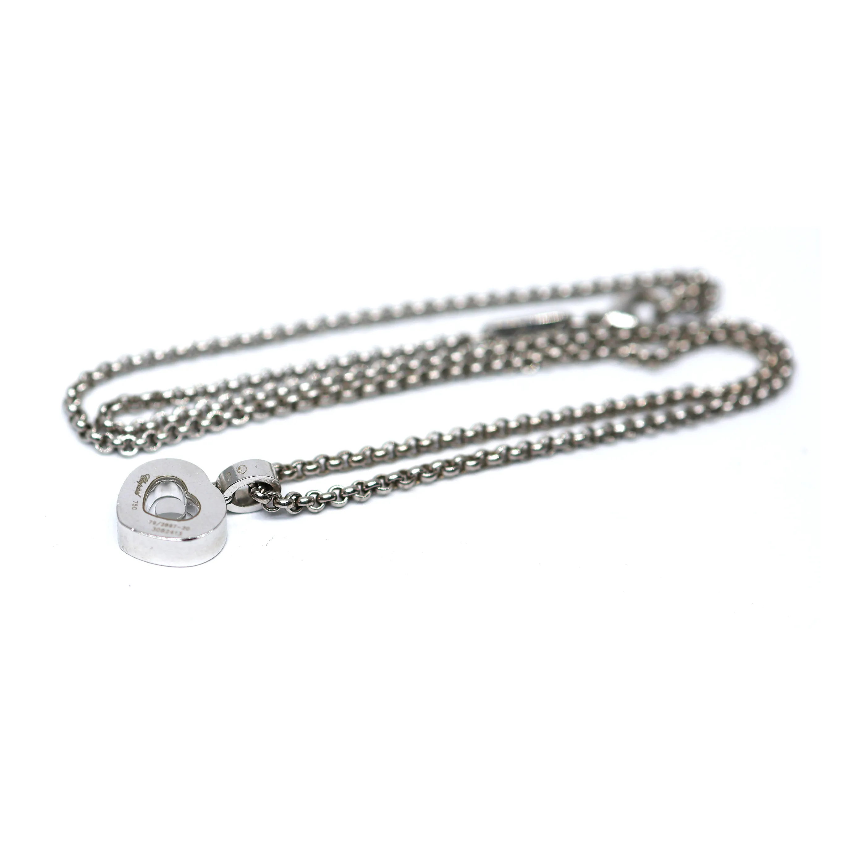Chopard zlatý náhrdelník srdce s briliantem - 3