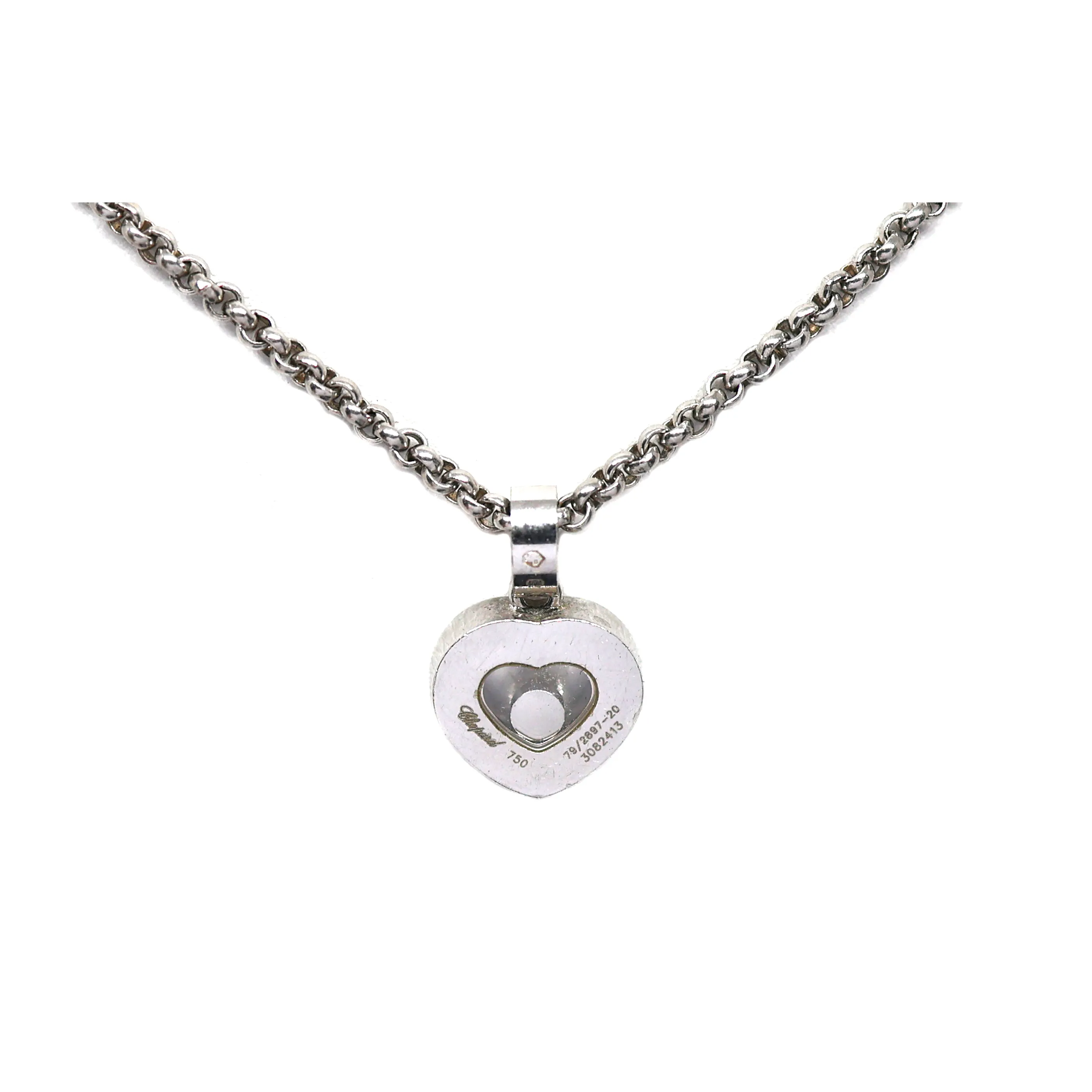 Chopard zlatý náhrdelník srdce s briliantem - 5