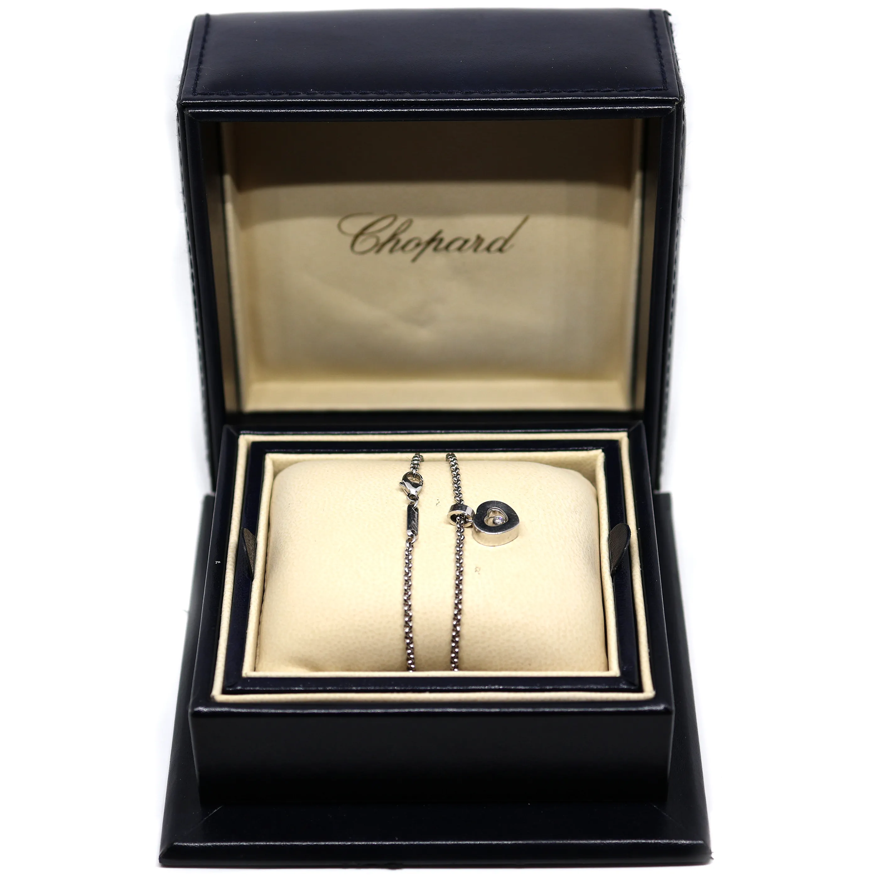 Chopard zlatý náhrdelník srdce s briliantem - 7