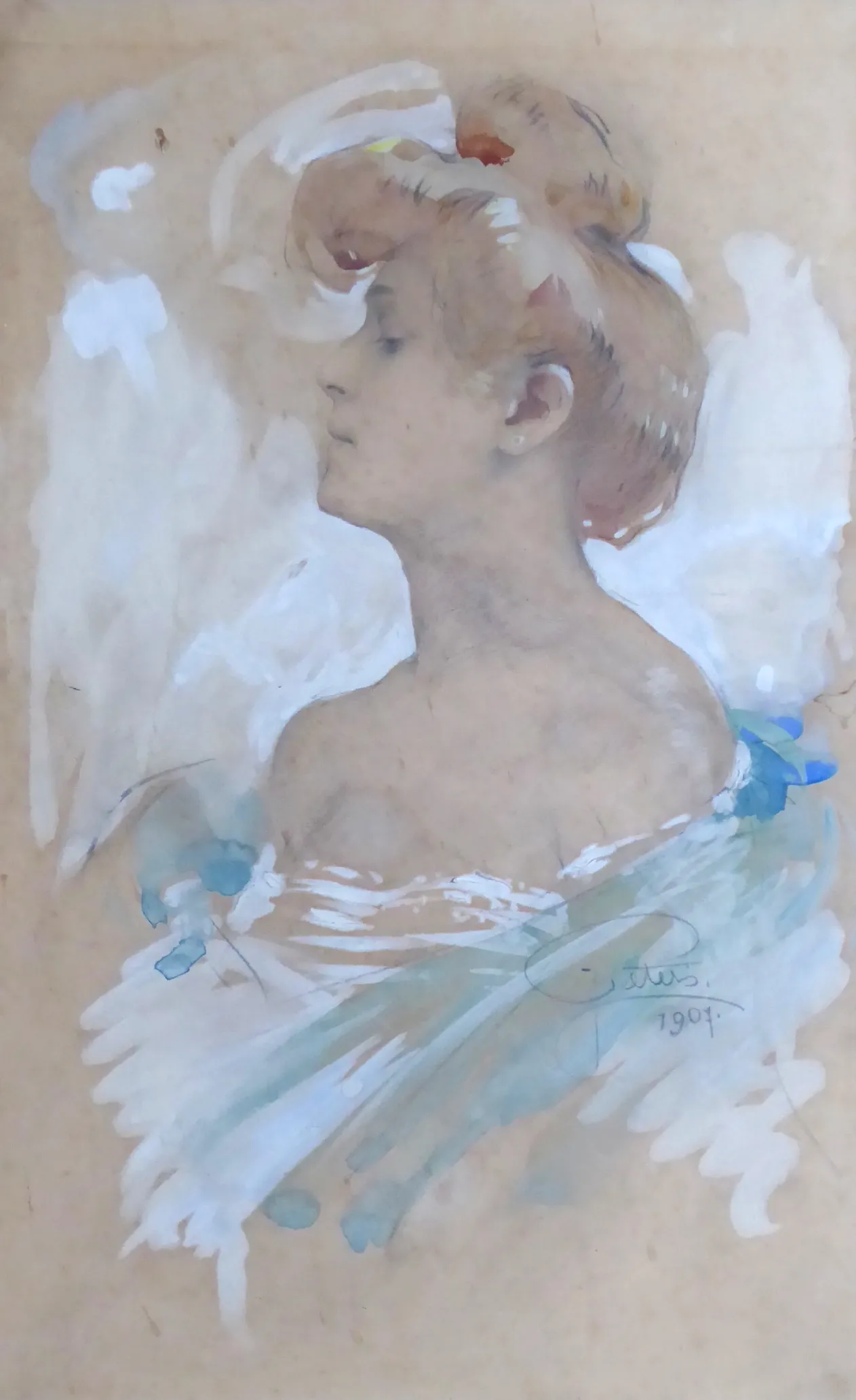 Otto Peters – Secesní dívka - 2