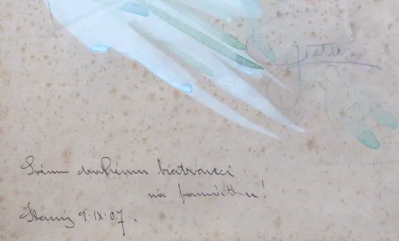 Otto Peters – Secesní hnědovláska - 4