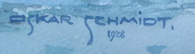 Oskar Schmidt – Pohled z Belvederu na Prahu - 4