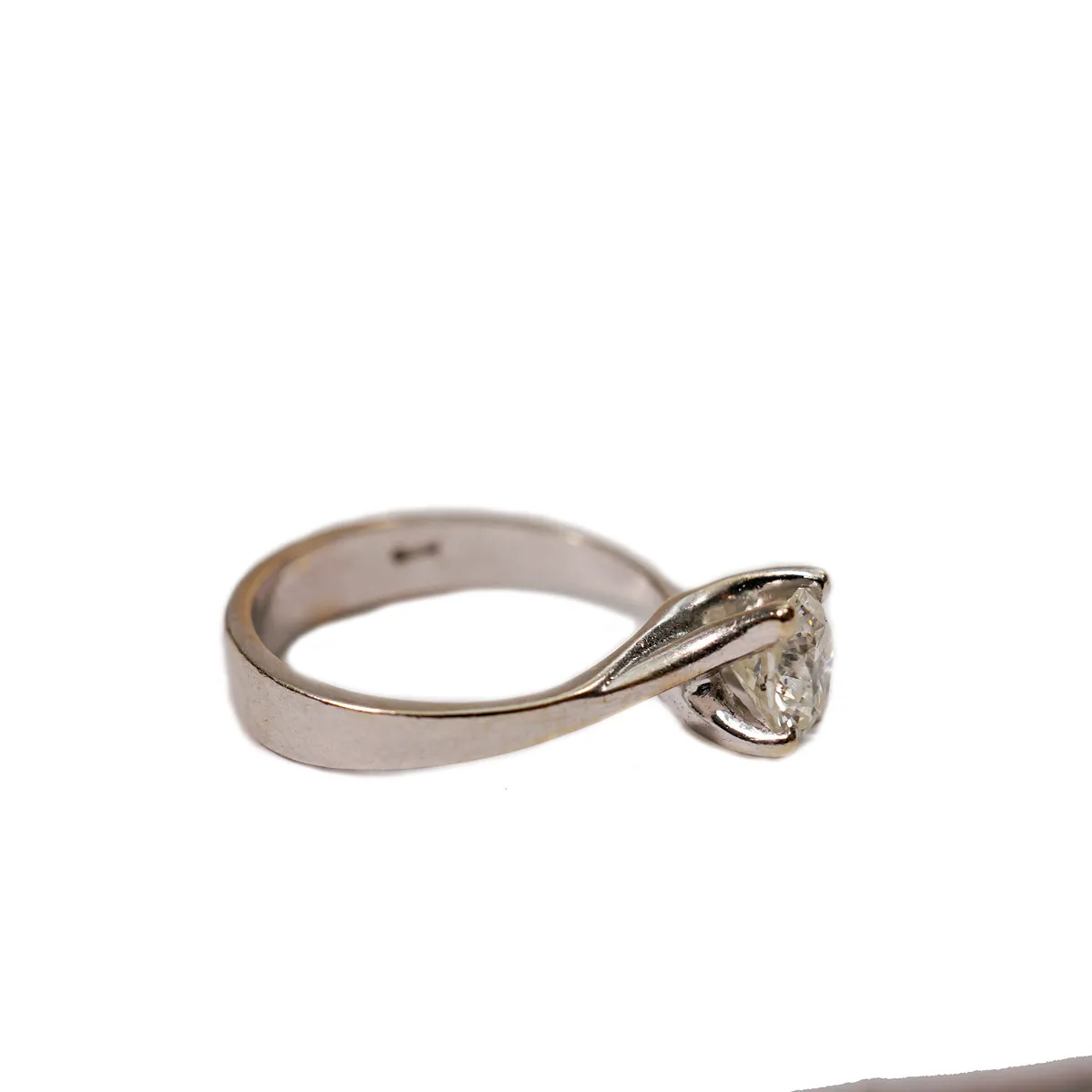 Zlatý prsten s briliantem 0,90 ct - 3