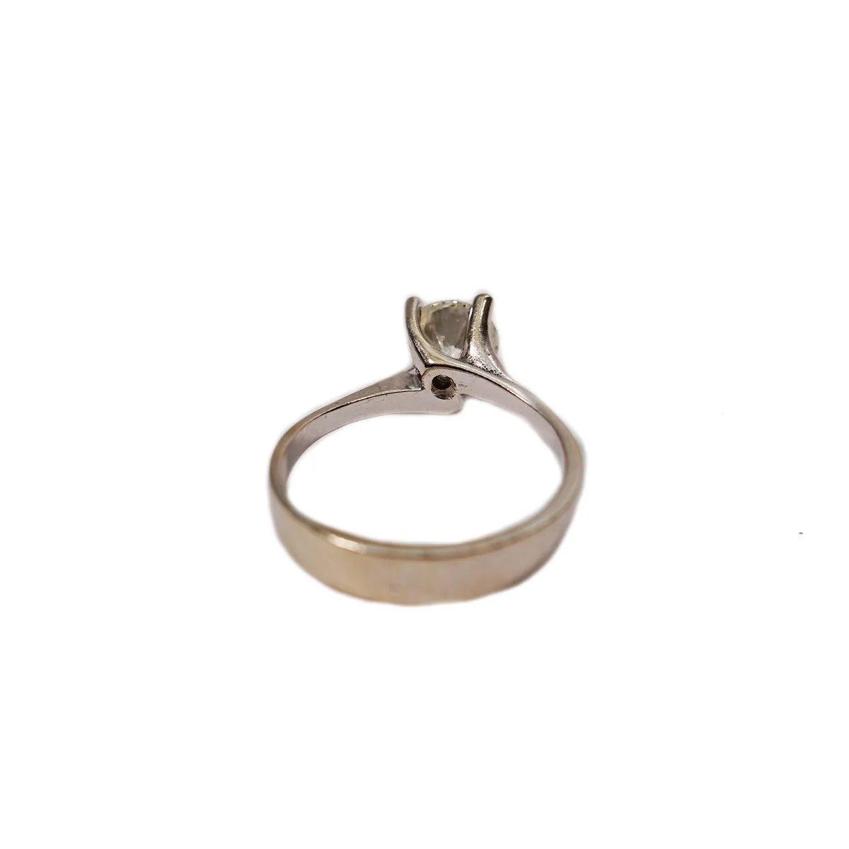 Zlatý prsten s briliantem 0,90 ct - 4