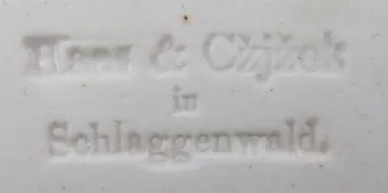 Krajina s poutníkem – malba na porcelánu - 5
