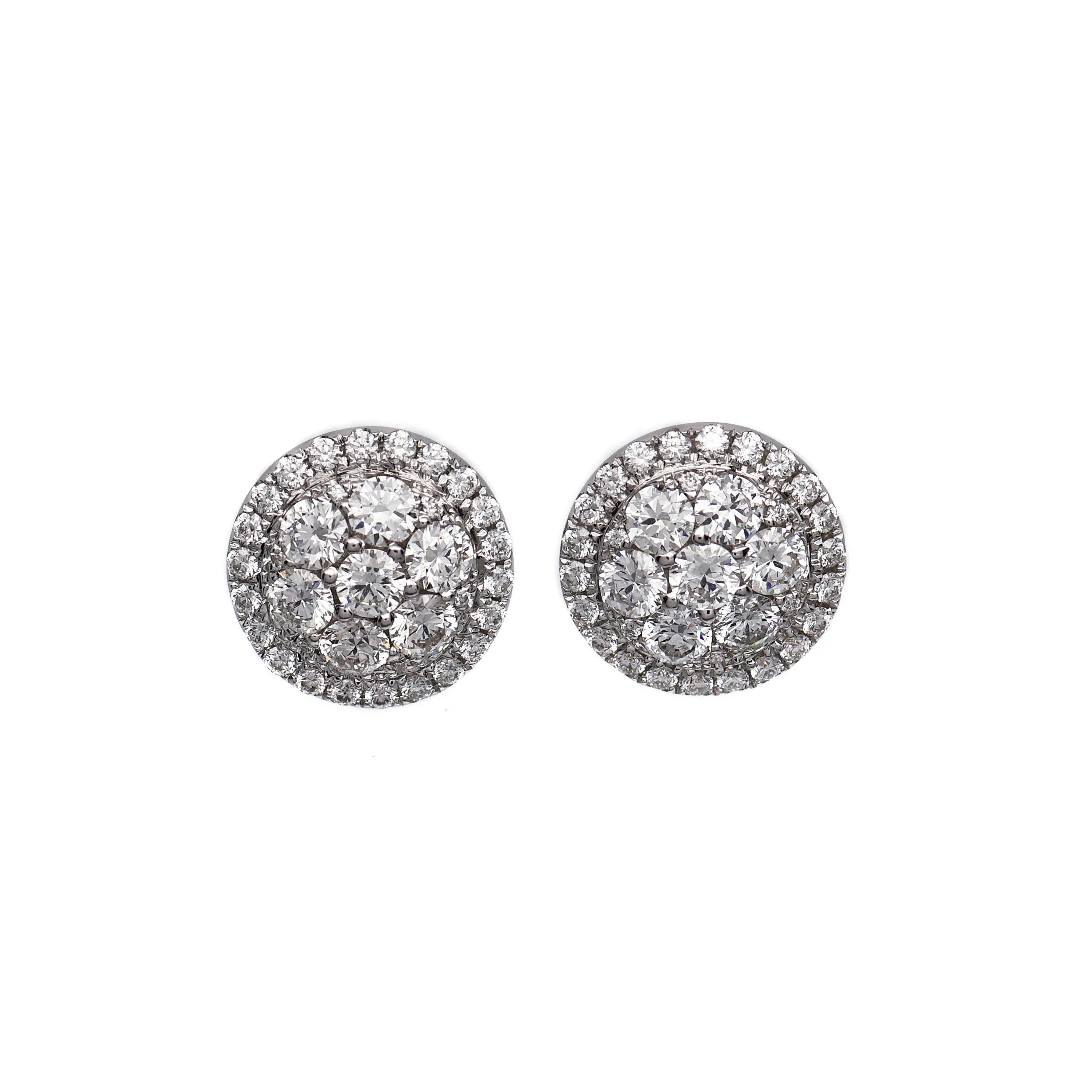 Zlaté náušnice s brilianty 1,60ct