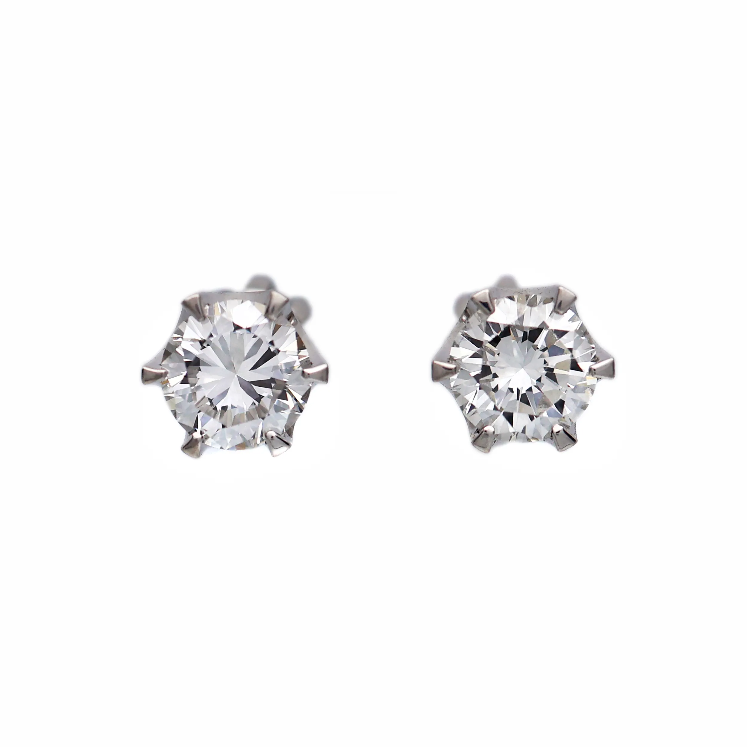 Zlaté náušnice s brilianty 1,01 ct + GIA mezinárodní certifikát